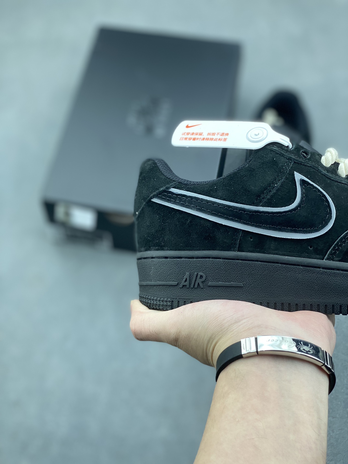 Nike Air Force 1 '07 Low Black Suede Casual Sneakers CW2288-111 6 i1732212627 9130 7