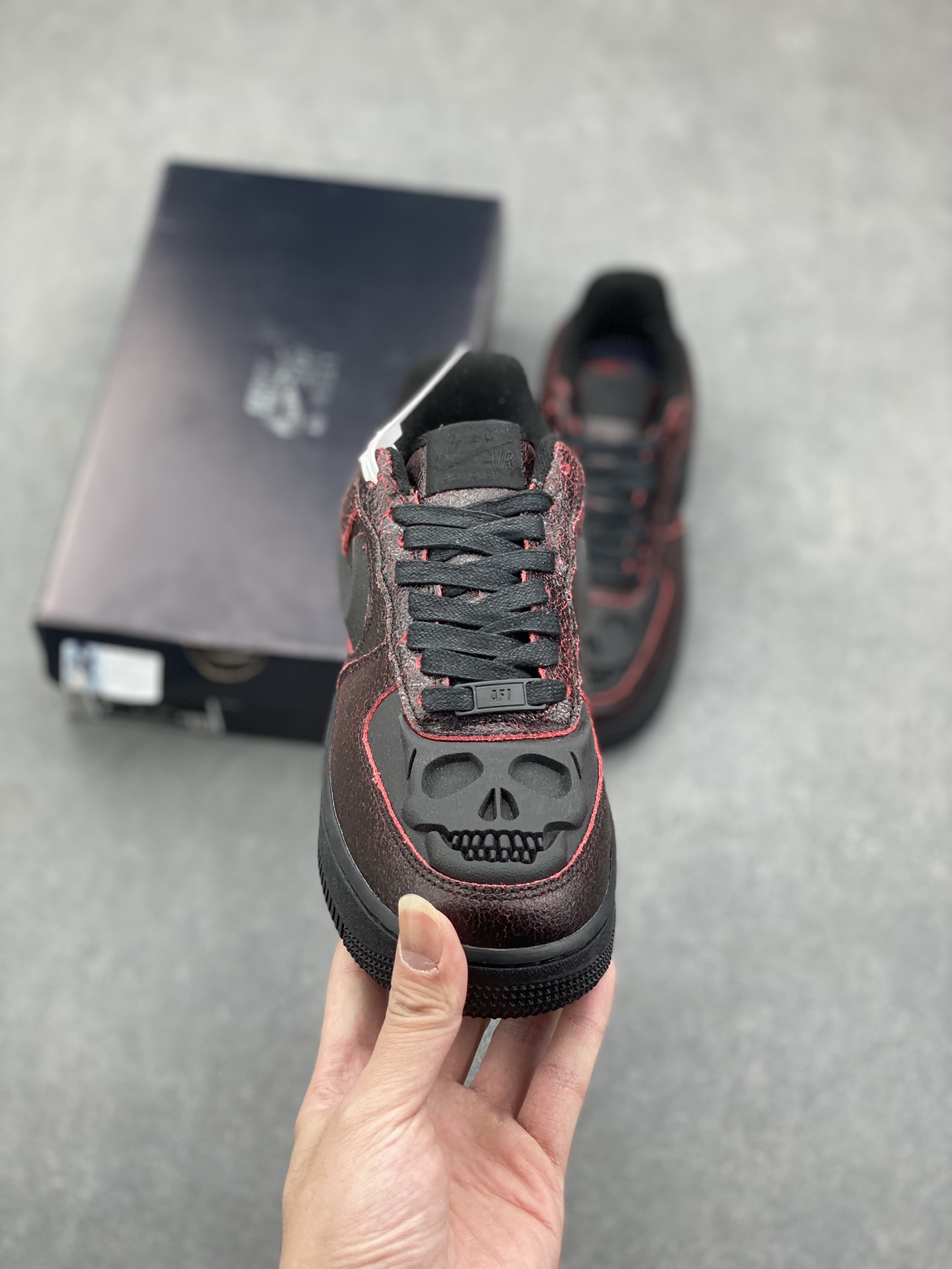 Nike Air Force 1 Low 07 'Halloween' 2024 Burgundy Sneakers - Limited Edition 3 i1732212666 5345 1