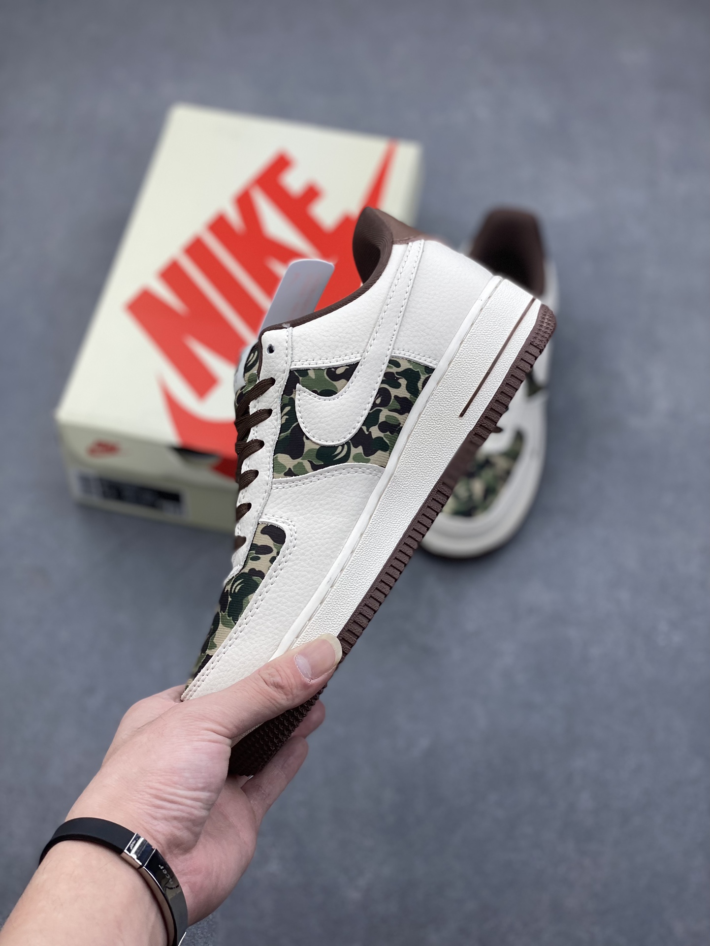 Nike Air Force 1 '07 Low Bape Collaboration Brown Camo Sneakers Limited Edition 4 i1732212870 7972 5