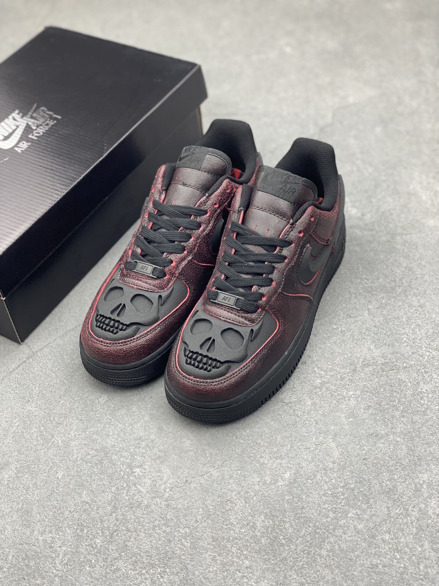 Nike Air Force 1 Low '07 "Halloween" 2024 Burgundy Sneakers 9 i1732212983 4226 7