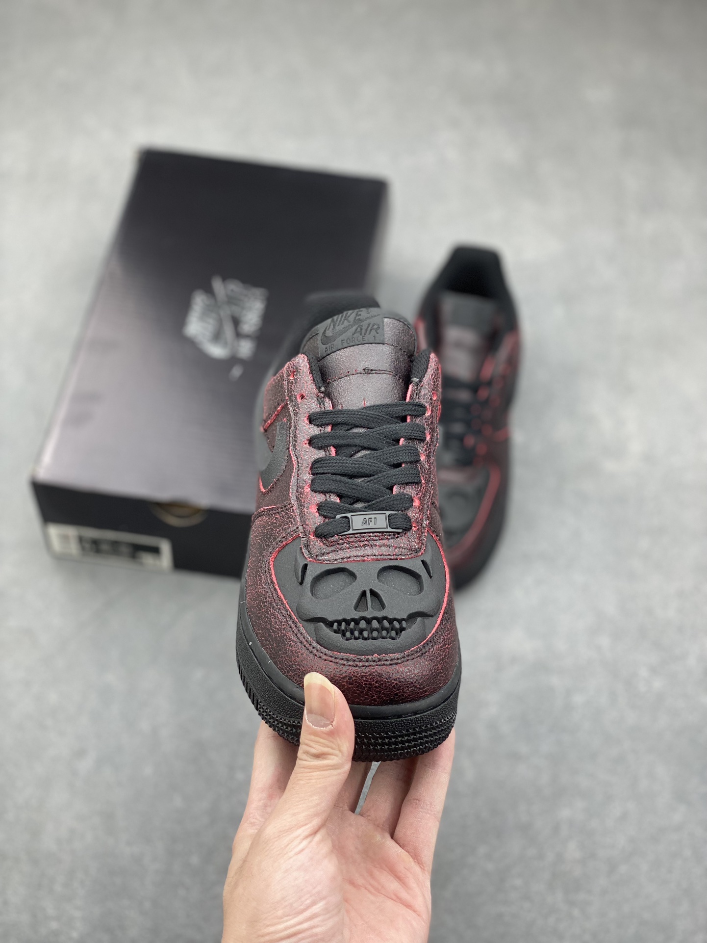 Nike Air Force 1 Low '07 "Halloween" 2024 Burgundy Sneakers 3 i1732212983 5834 1
