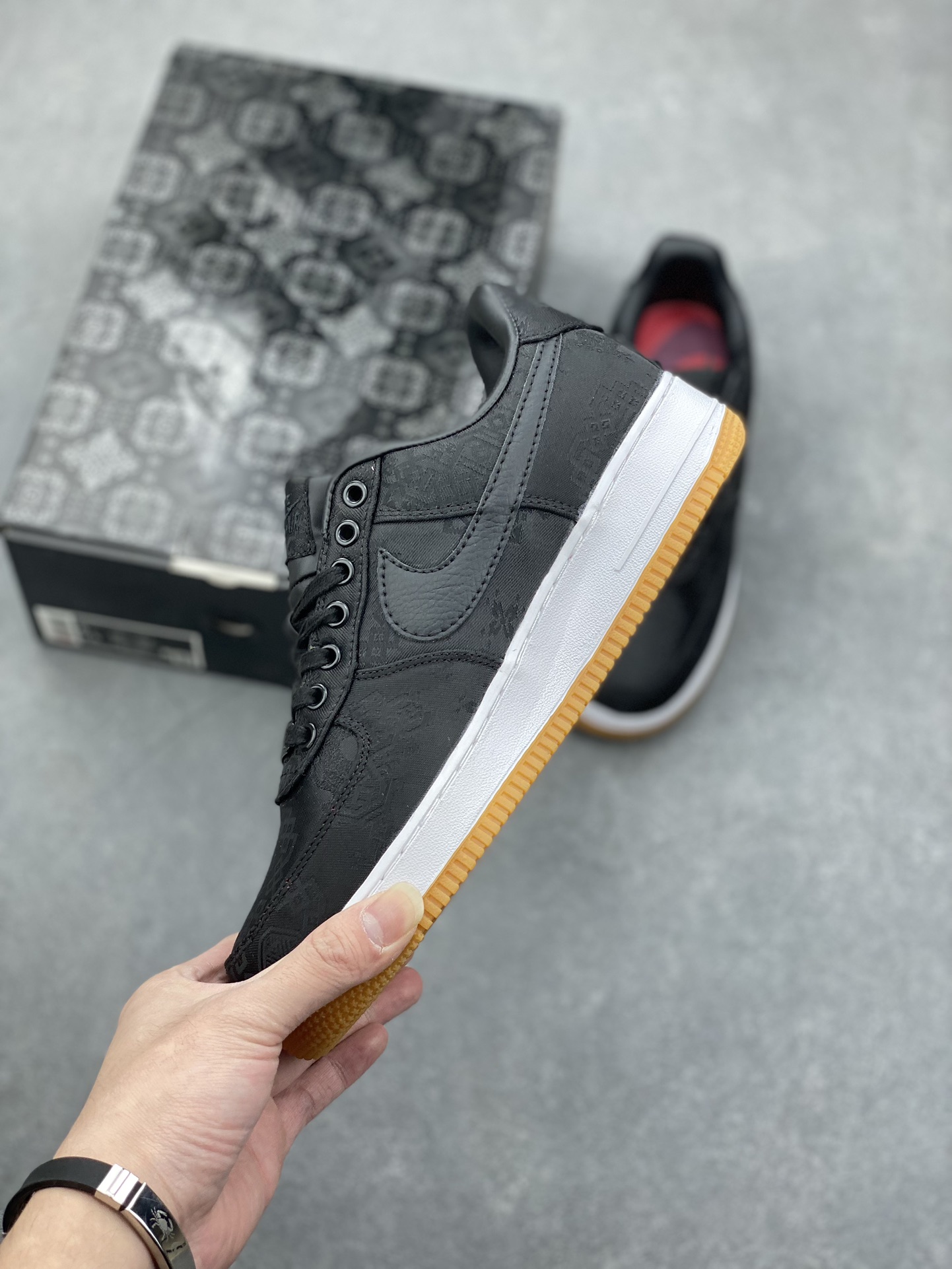 CLOT x Nike Air Force 1 Low 'Black Silk' - Premium Sneakers for Style and Comfort 4 i1732292658 7336 7