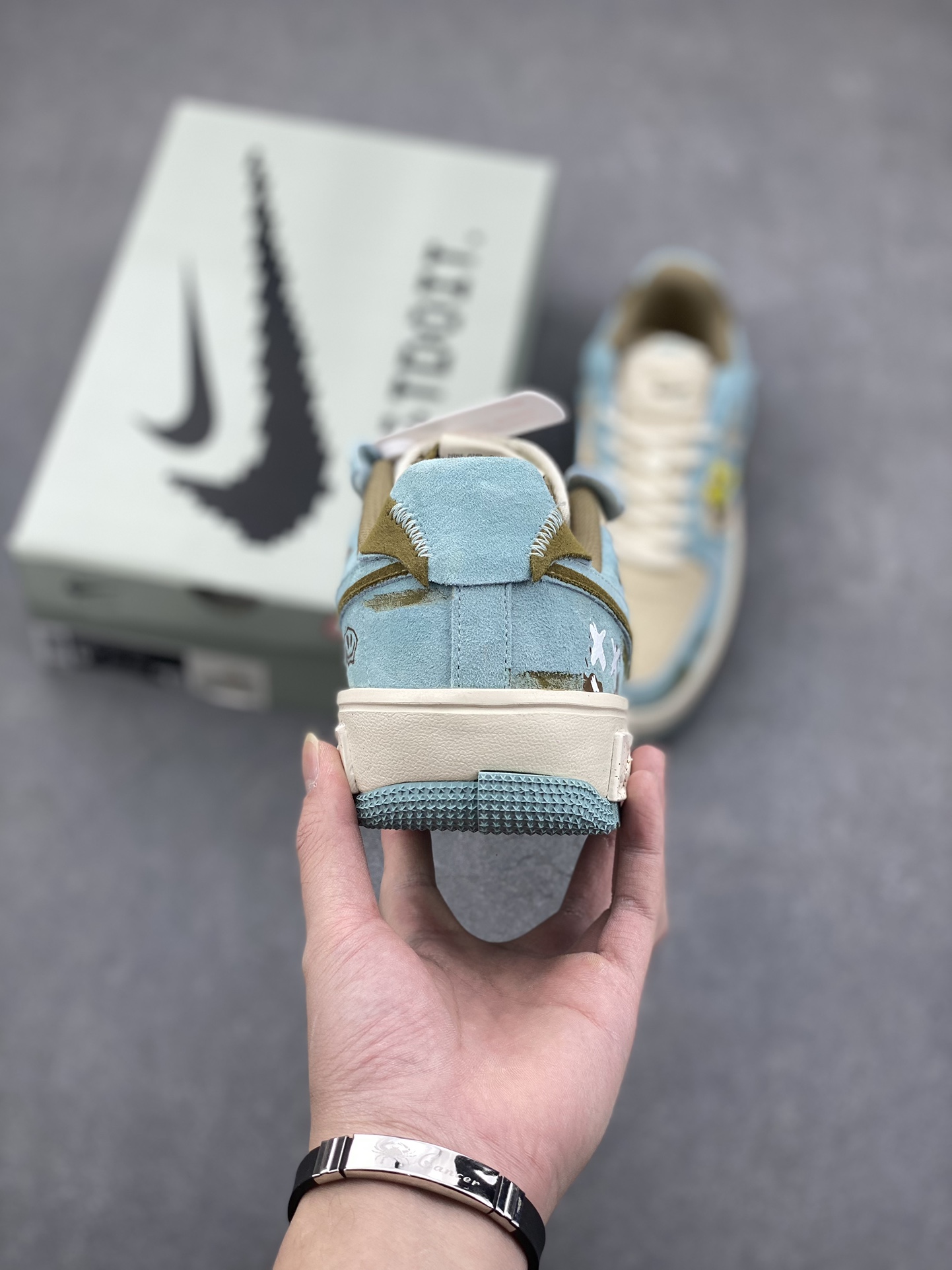 NK Air Force 1 Fontanka 'Enjoy Life' Custom Low-Top Sneakers CW6688-508 5 i1732292882 4429 2