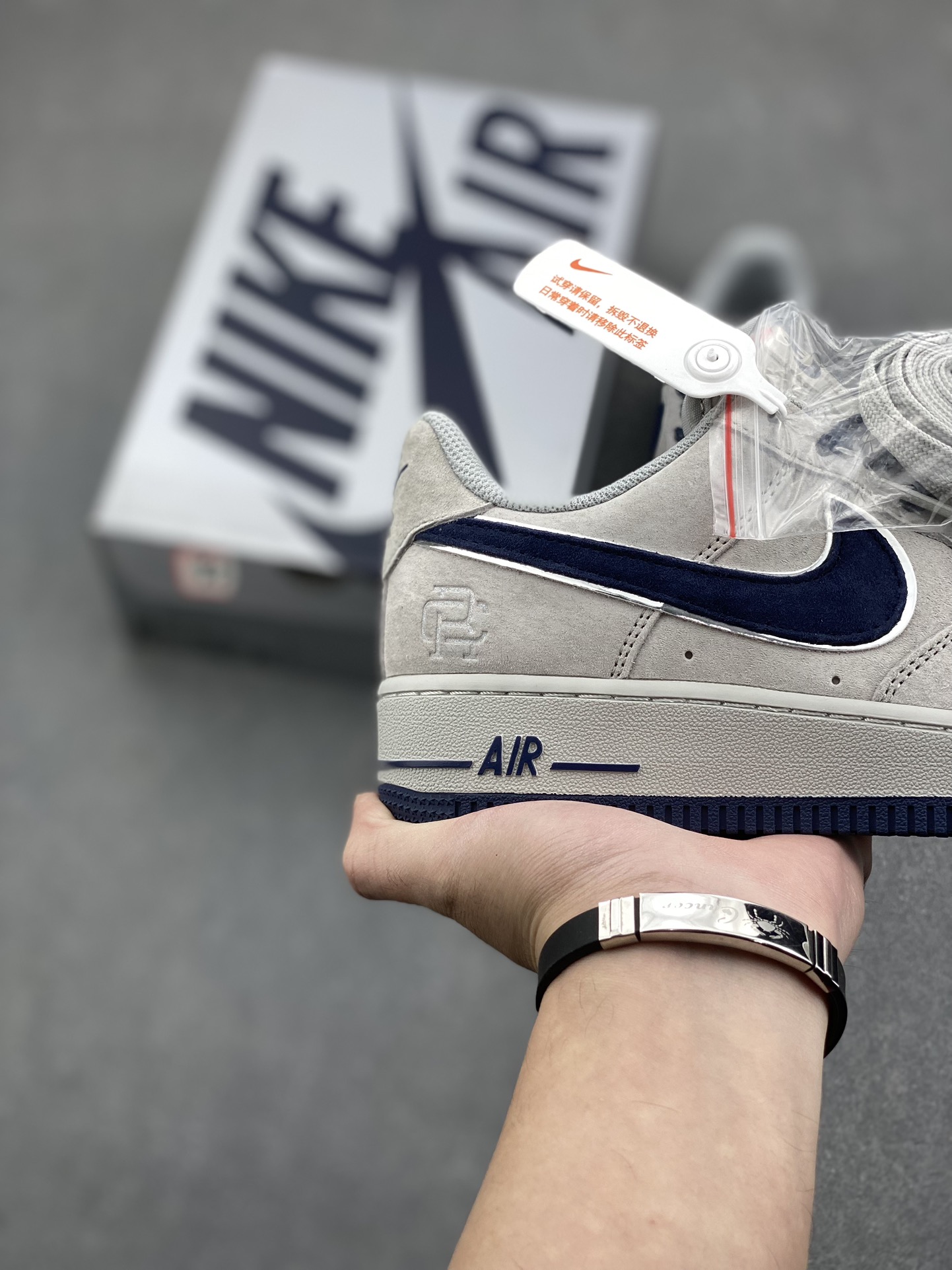 Nike Air Force 1 '07 Low Suede Deep Blue Champion Sneakers 6 i1732380623 8382 1
