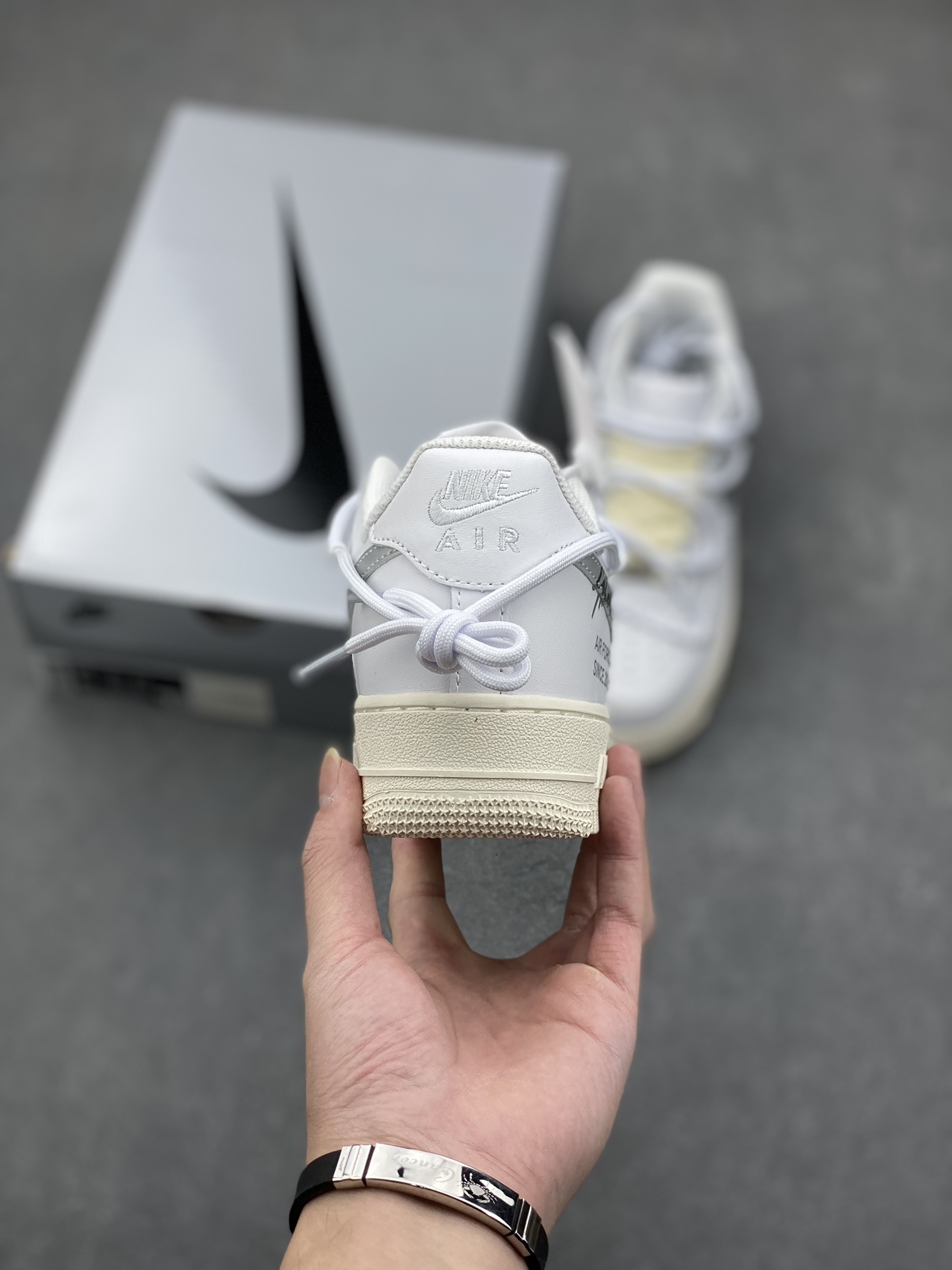 Nike Air Force 1 Low '07 Custom Sneakers - Anime Theme - Silver Swoosh 5 i1732380689 4601 0