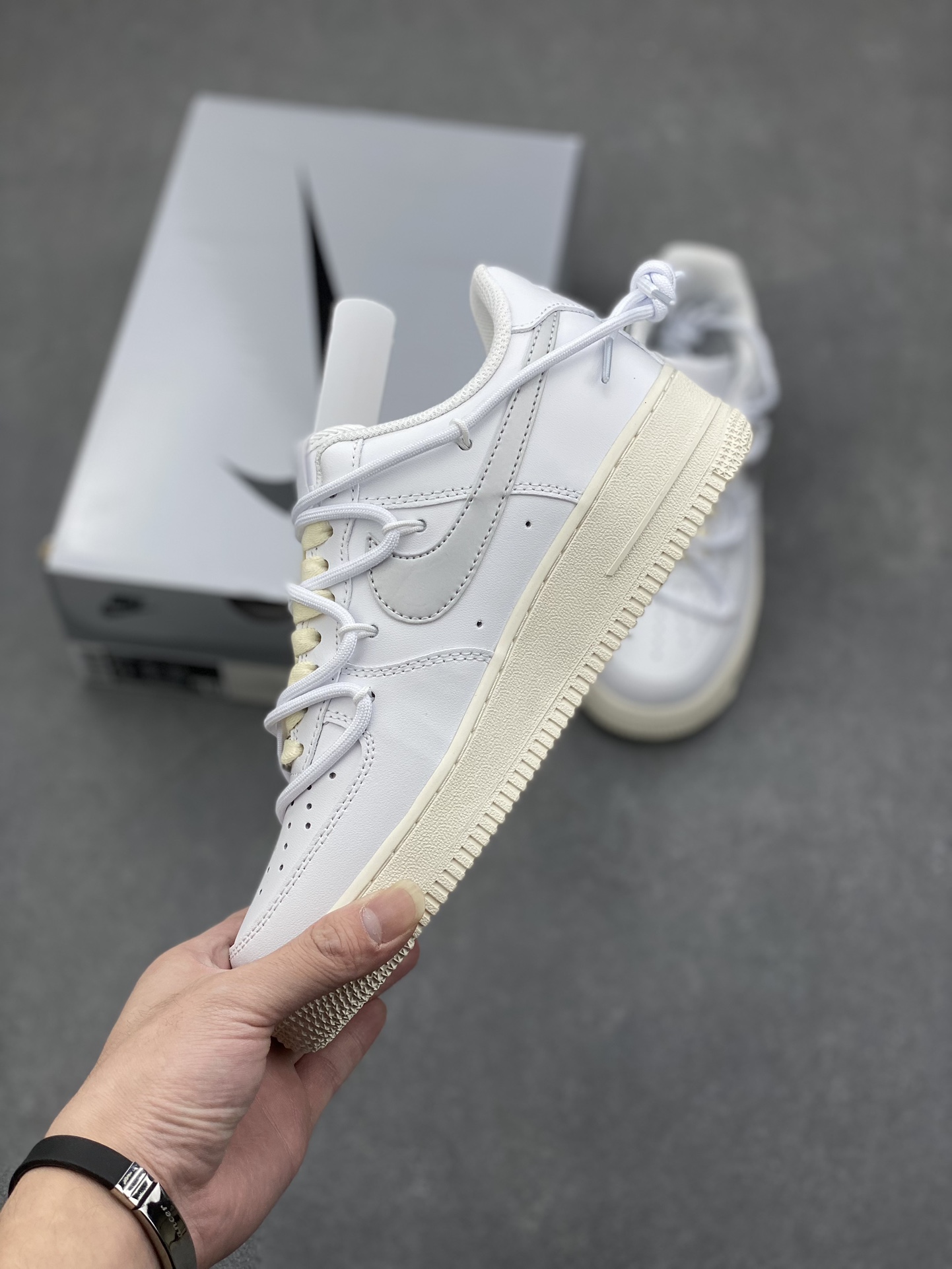 Nike Air Force 1 Low '07 Custom Sneakers - Anime Theme - Silver Swoosh 4 i1732380689 5292 4