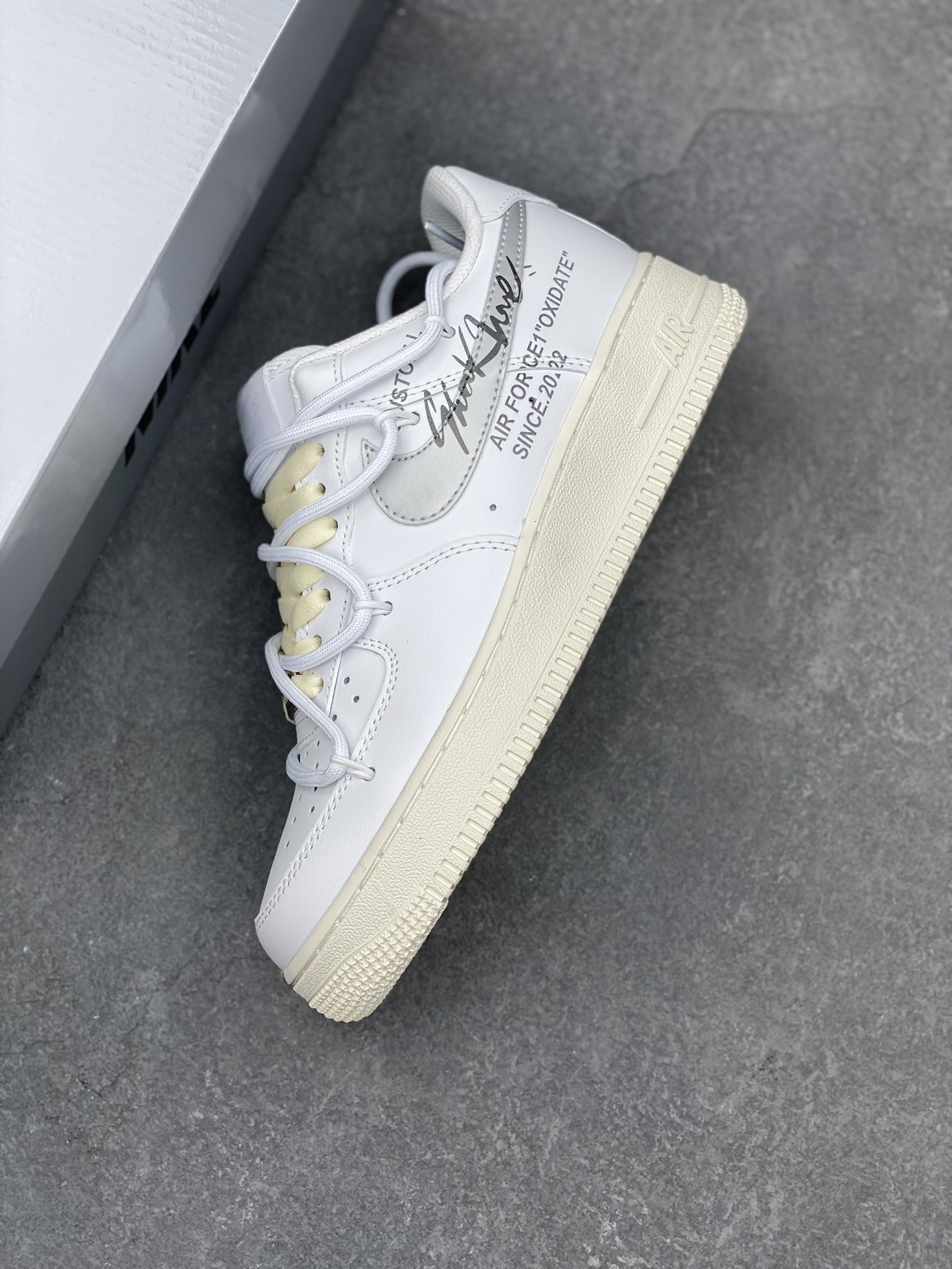 Nike Air Force 1 Low '07 Custom Sneakers - Anime Theme - Silver Swoosh 8 i1732380689 8602 5