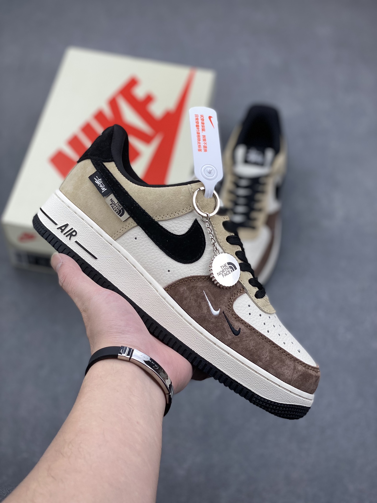 Nike Air Force 1 '07 Low The North Face Stussy Collab Black Brown 2 i1732380916 865 1