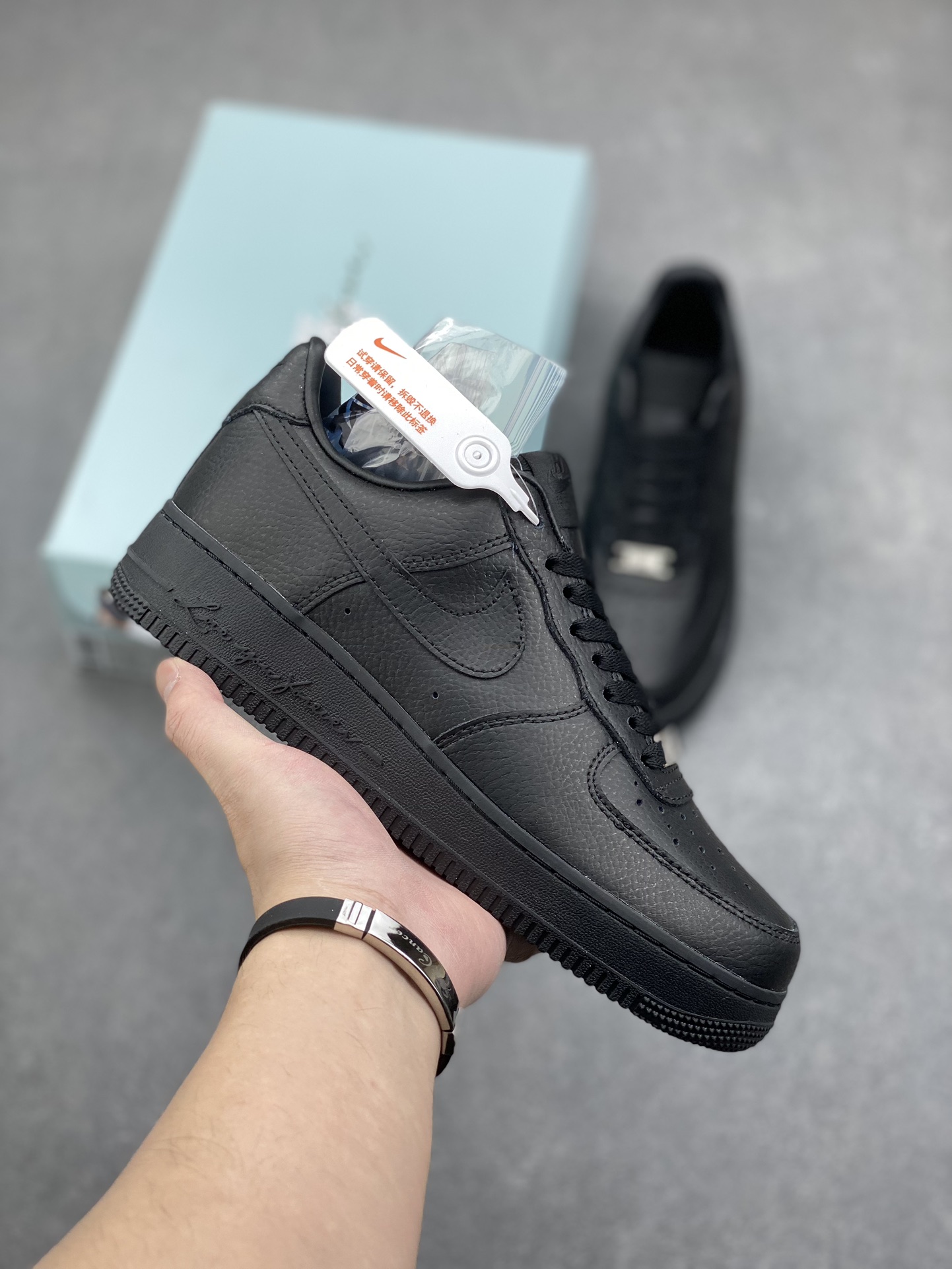 Nike Air Force 1 Low Black Leather Casual Sneaker CZ8065-001 2 i1732485583 4628 6