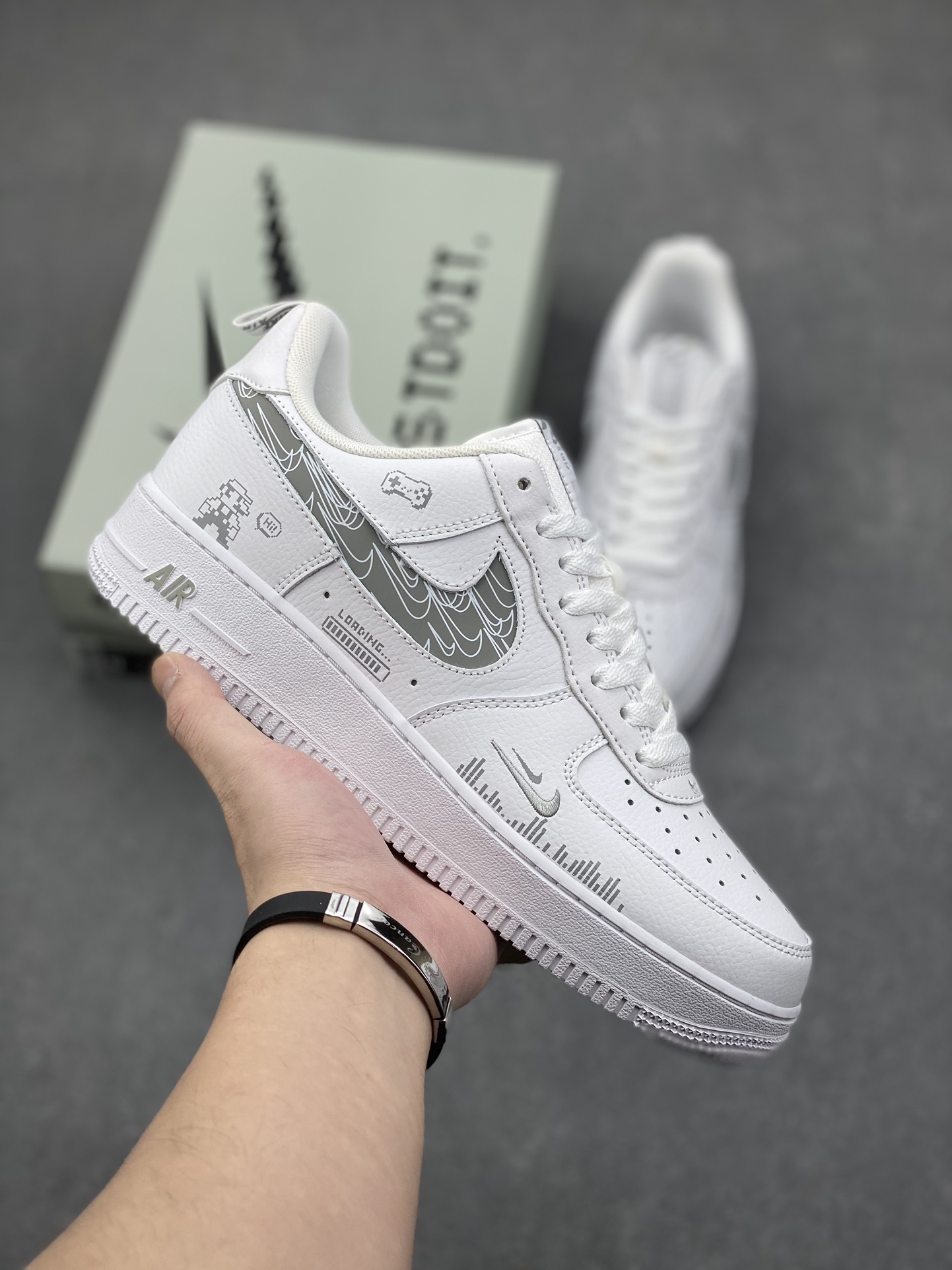 Nike Air Force 1 Low 'Mosaic' Sneakers - Retro Gaming Style - FB8971-030 2 i1732491040 9689 5