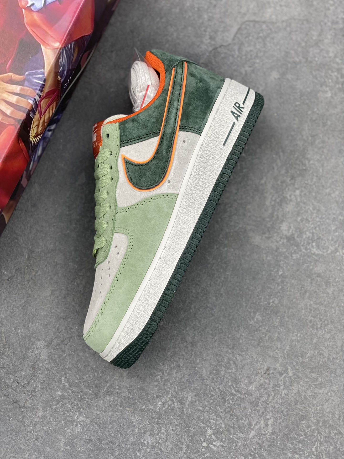 Nike Air Force 1 Low '07 Green Suede Casual Sneakers 8 i1732491127 6873 4