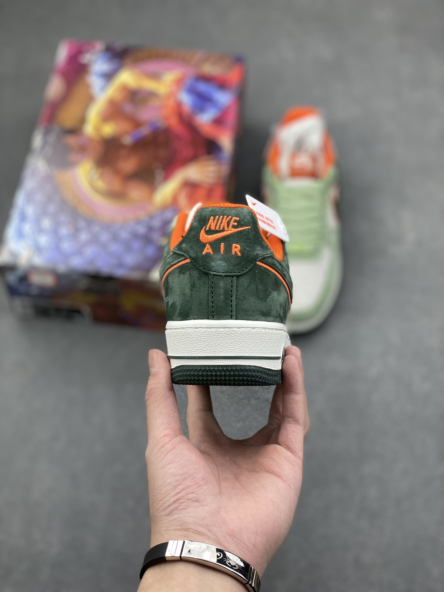Nike Air Force 1 Low '07 Green Suede Casual Sneakers 5 i1732491127 8594 0