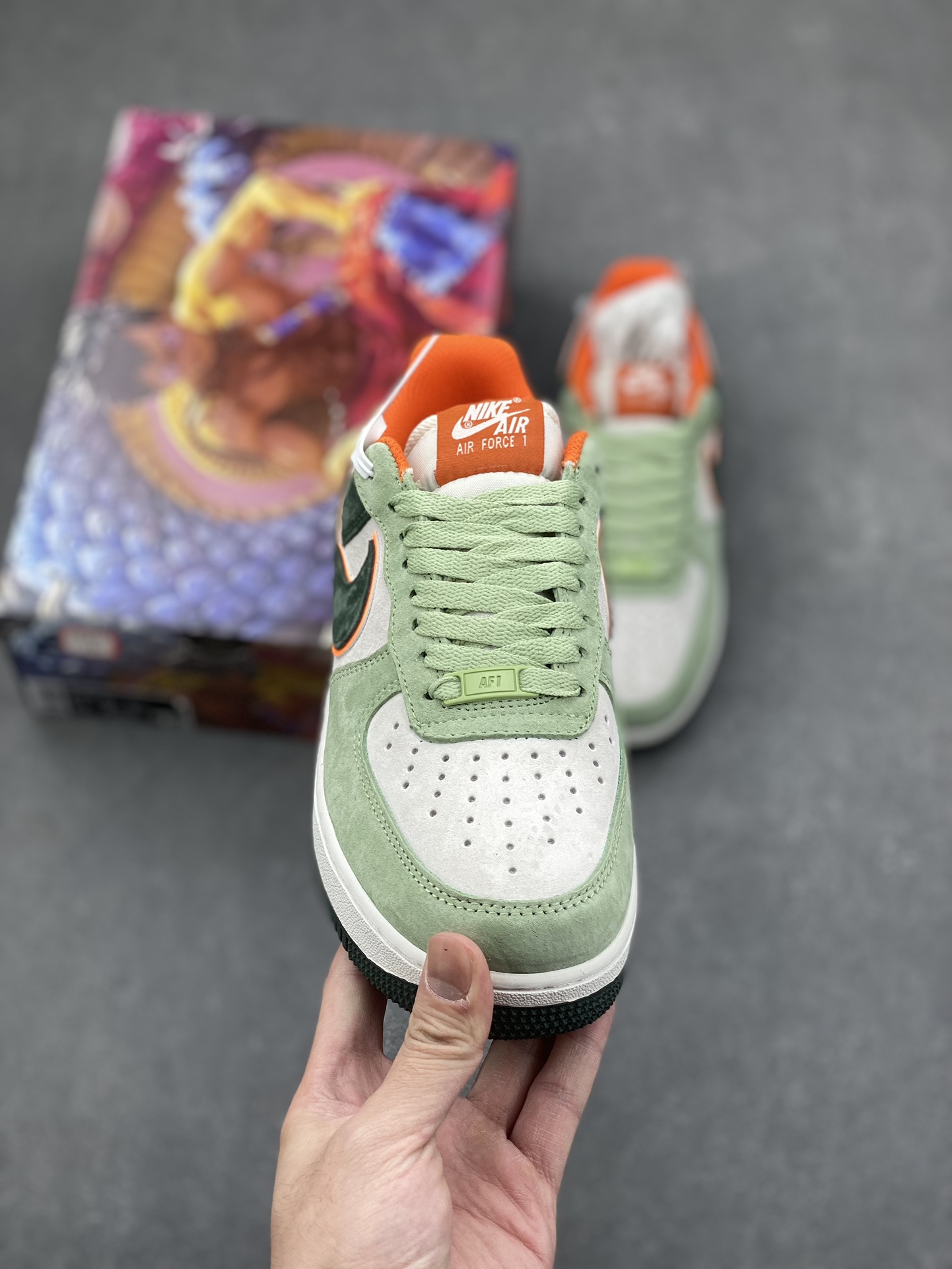 Nike Air Force 1 Low '07 Green Suede Casual Sneakers 3 i1732491128 1624 8