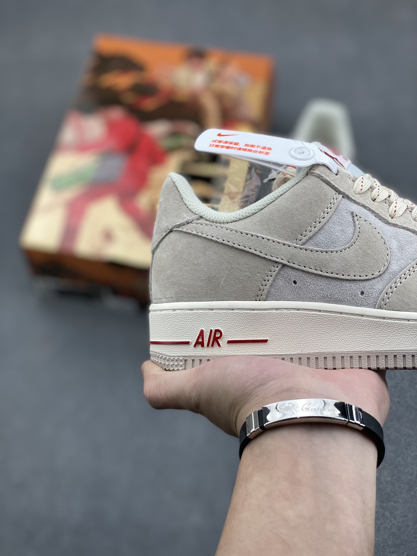 AKIRA x Nike Air Force 1 Low '07 Light Pink Suede Sneakers - Size 36-45 6 i1732564248 8364 0