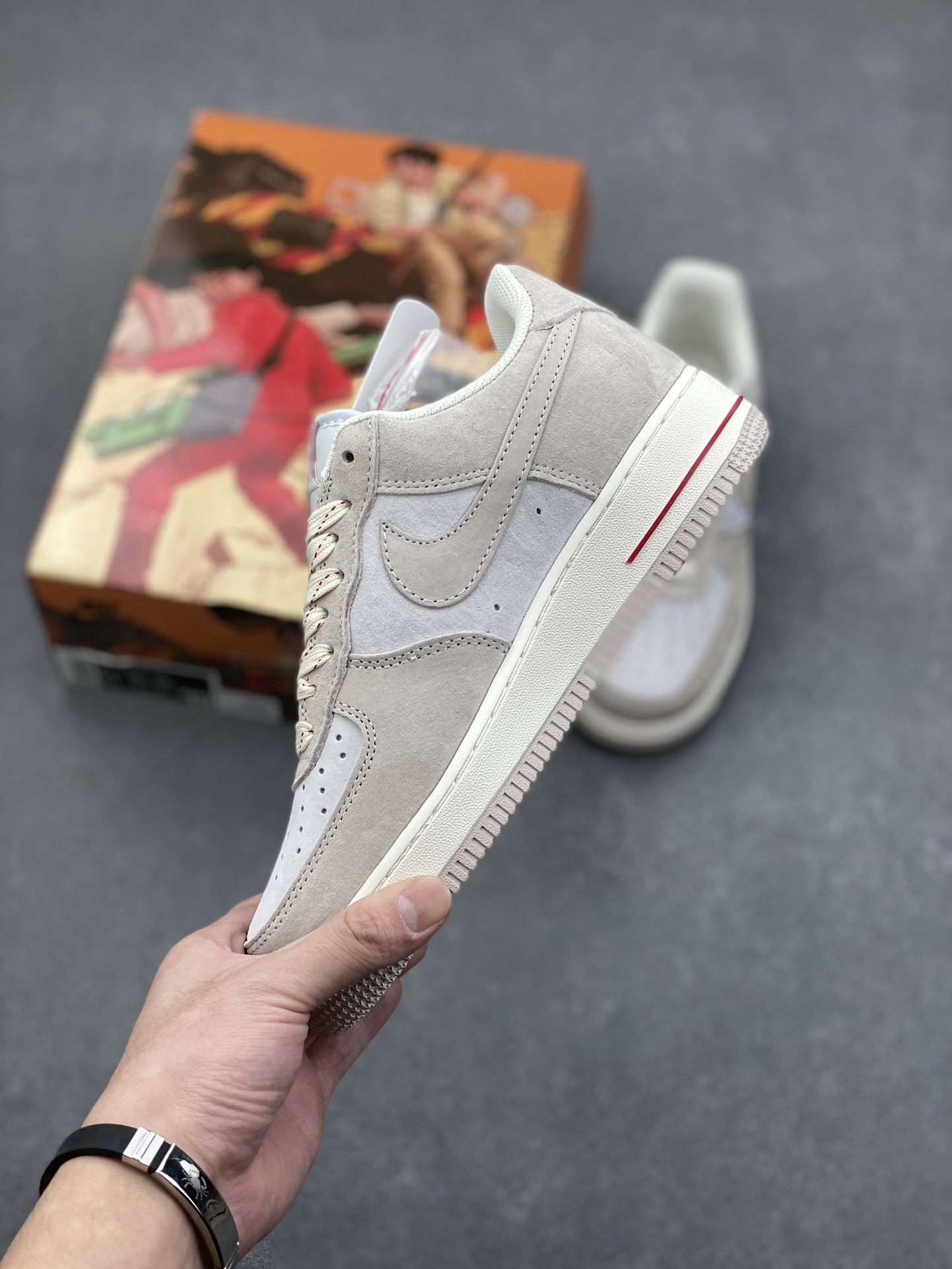 AKIRA x Nike Air Force 1 Low '07 Light Pink Suede Sneakers - Size 36-45 4 i1732564249 1913 0