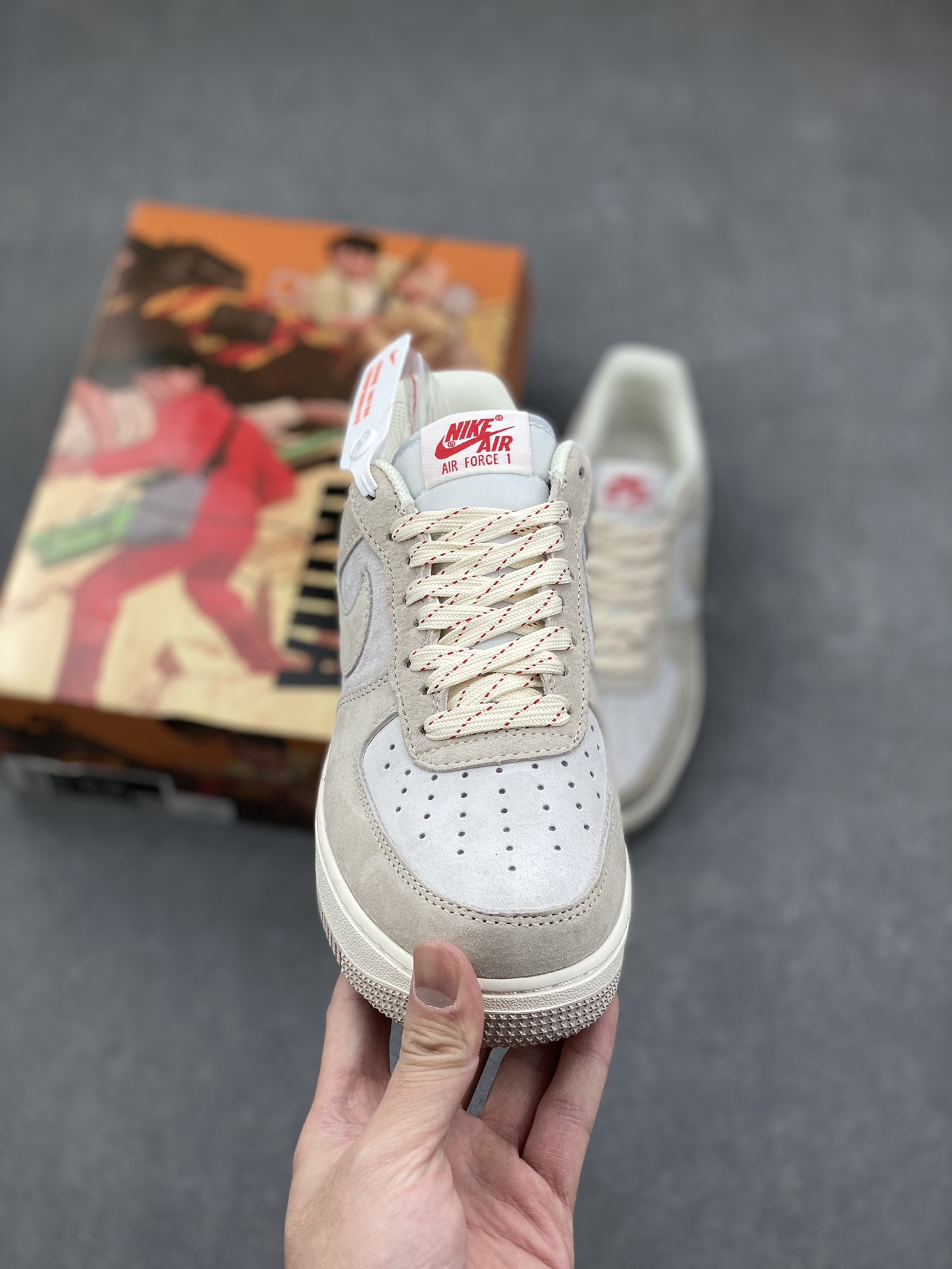 AKIRA x Nike Air Force 1 Low '07 Light Pink Suede Sneakers - Size 36-45 3 i1732564249 684 0