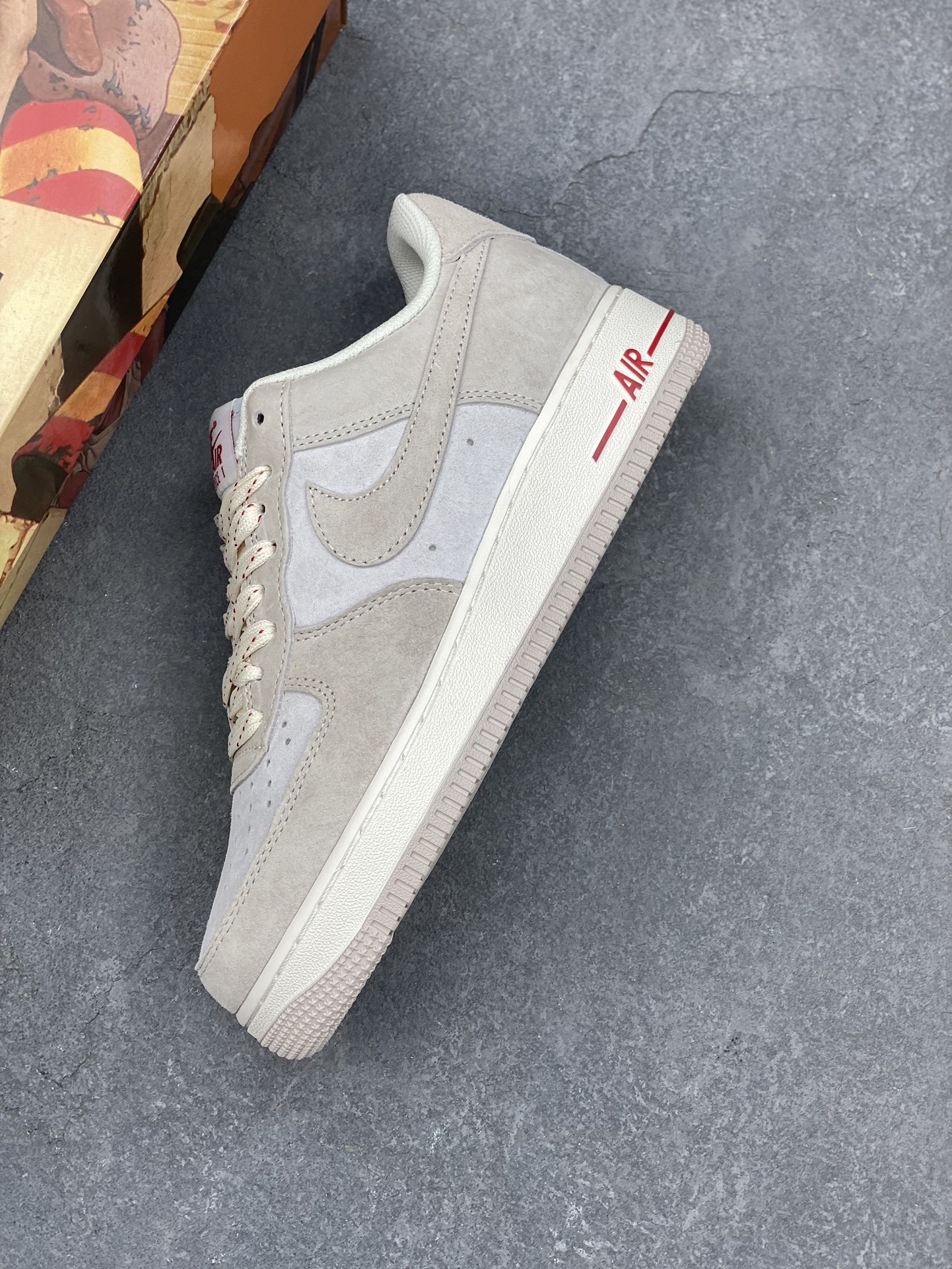 AKIRA x Nike Air Force 1 Low '07 Light Pink Suede Sneakers - Size 36-45 8 i1732564249 6921 0
