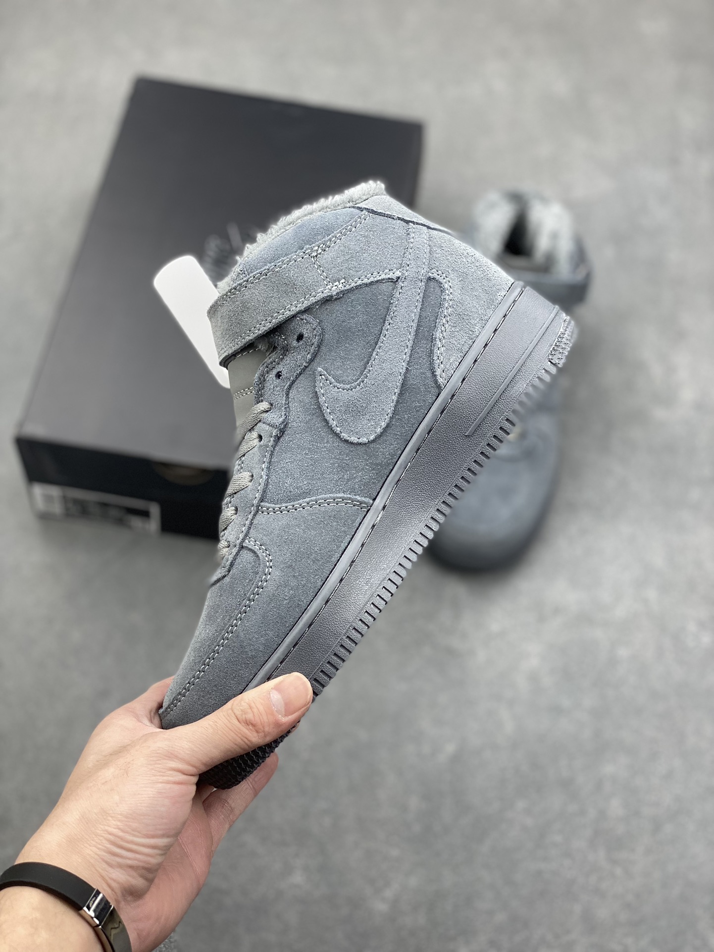 Nike Air Force 1 '07 Low Grey Suede High-Top Sneaker (Sizes 36-45) 4 i1732811011 552 8