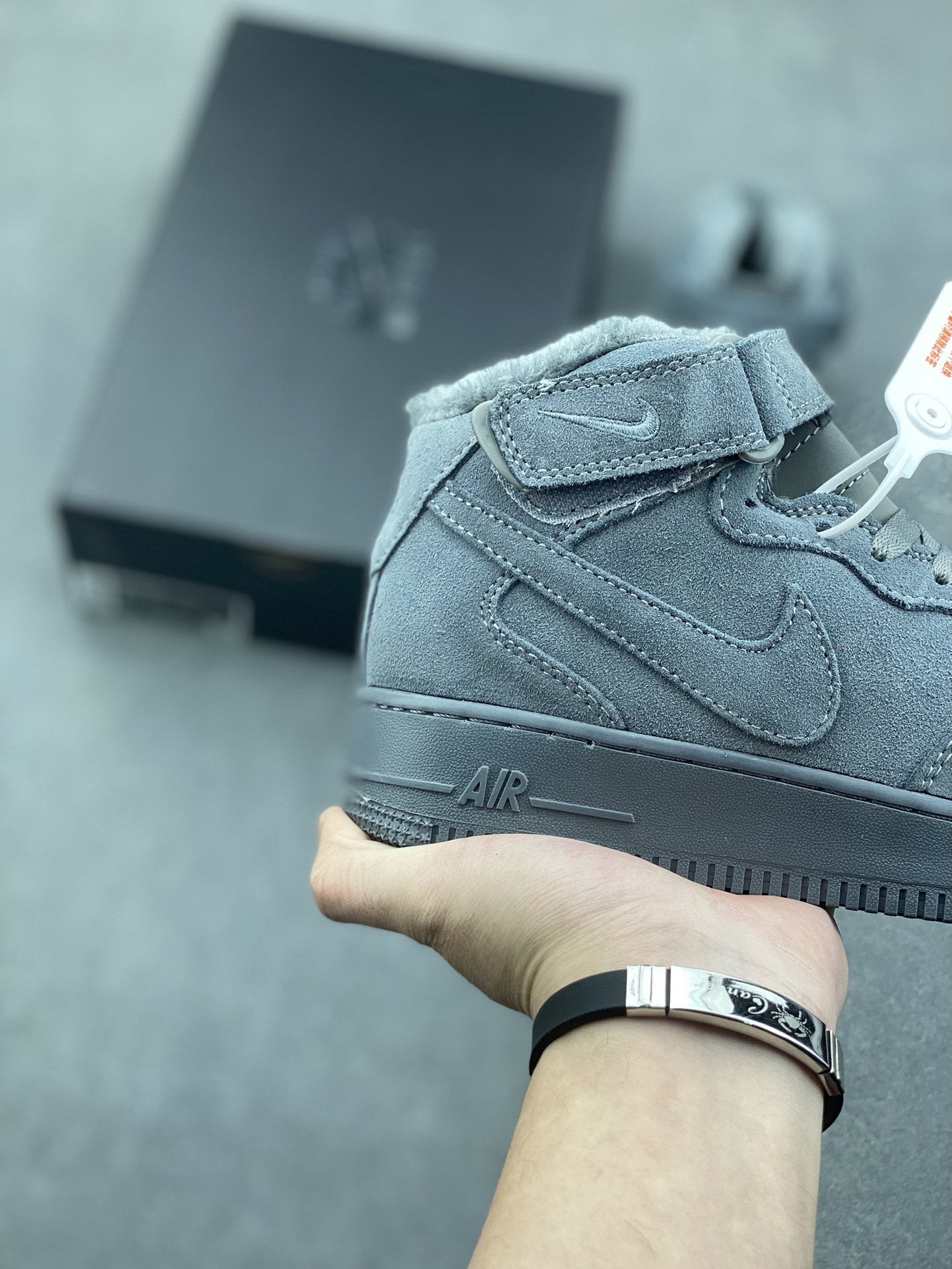 Nike Air Force 1 '07 Low Grey Suede High-Top Sneaker (Sizes 36-45) 6 i1732811011 6076 2