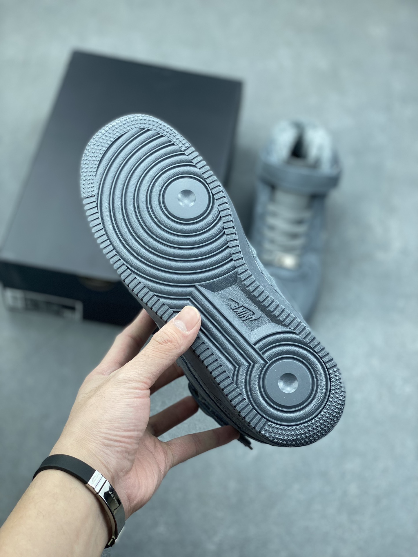 Nike Air Force 1 '07 Low Grey Suede High-Top Sneaker (Sizes 36-45) 7 i1732811011 7636 7