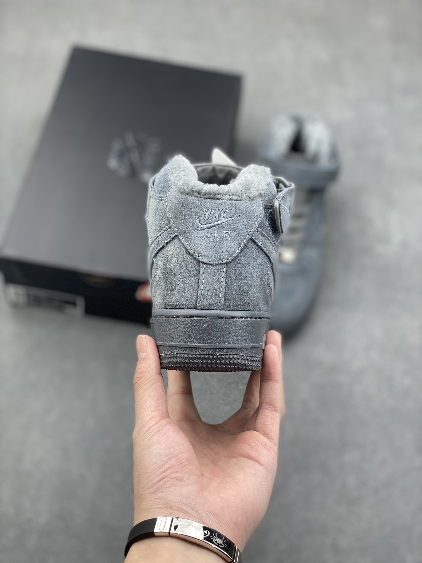 Nike Air Force 1 '07 Low Grey Suede High-Top Sneaker (Sizes 36-45) 5 i1732811011 8114 6