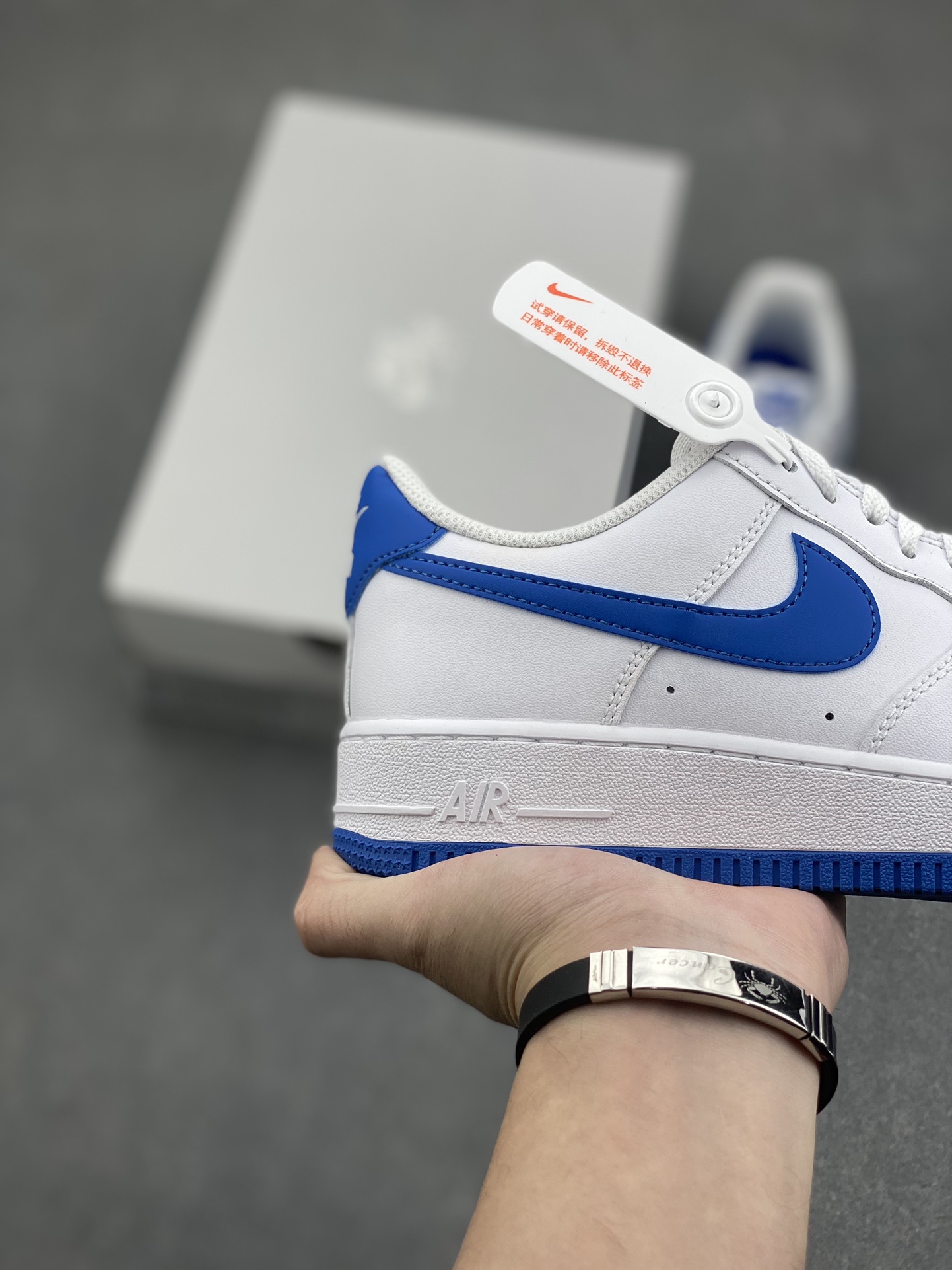 Nike Air Force 1 '07 Low White Royal Blue Casual Sneakers FJ4146-103 6 i1732811184 1745 4