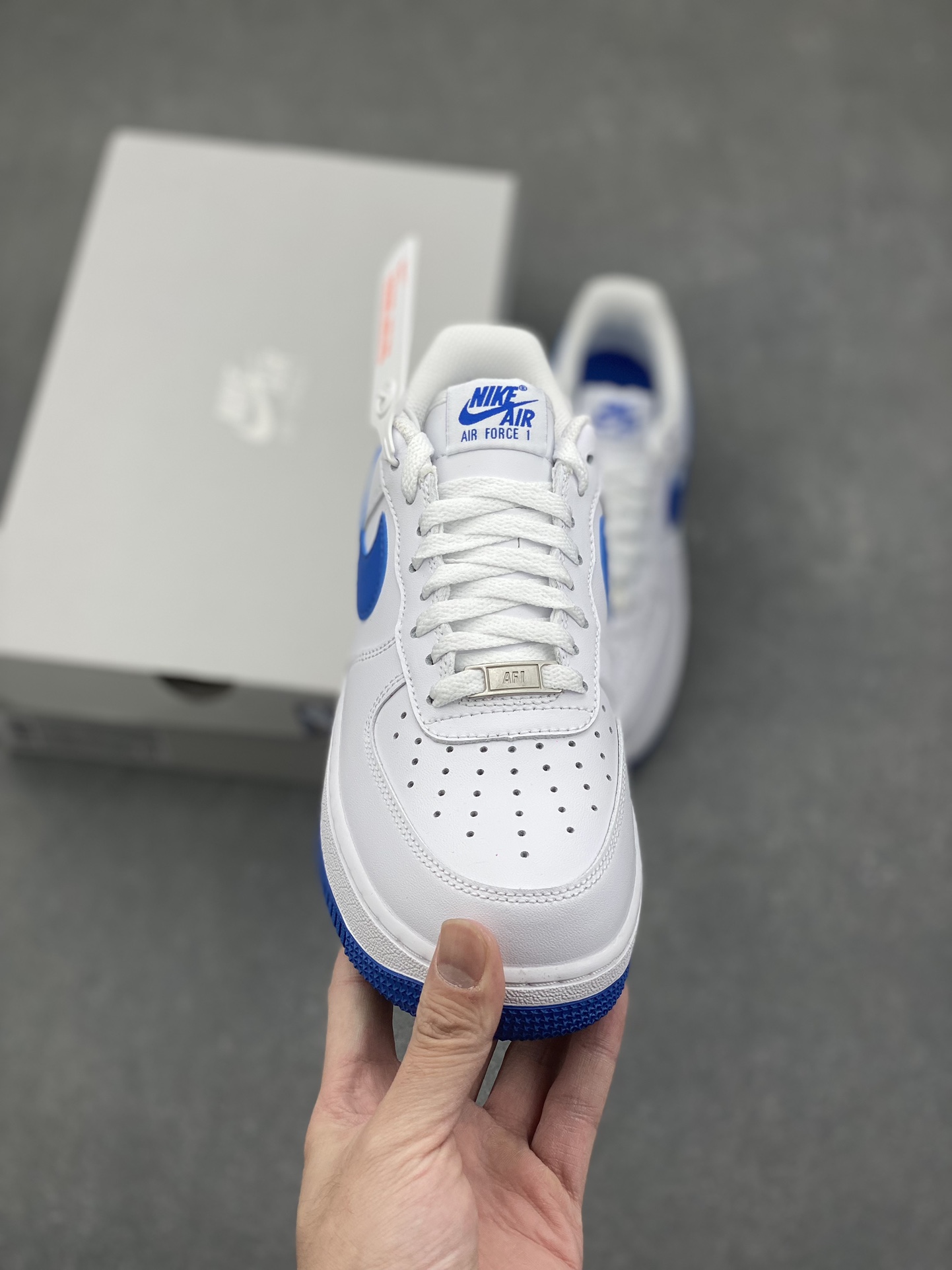 Nike Air Force 1 '07 Low White Royal Blue Casual Sneakers FJ4146-103 3 i1732811184 2498 8