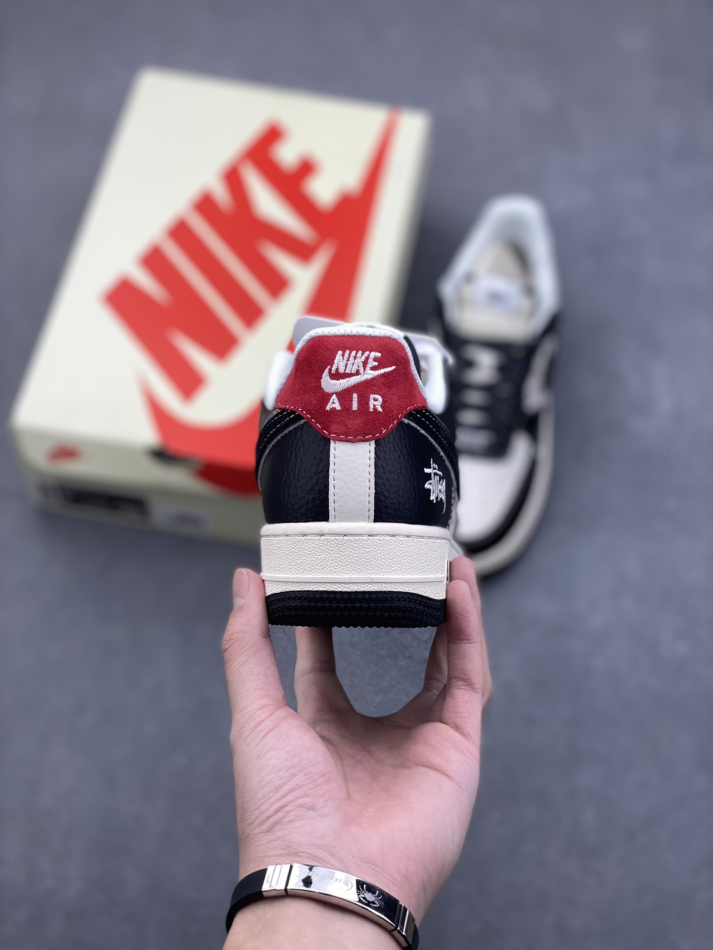 Nike Air Force 1 '07 Low Stussy Collab Black/White/Red - Limited Edition 5 i1732811366 9067 2