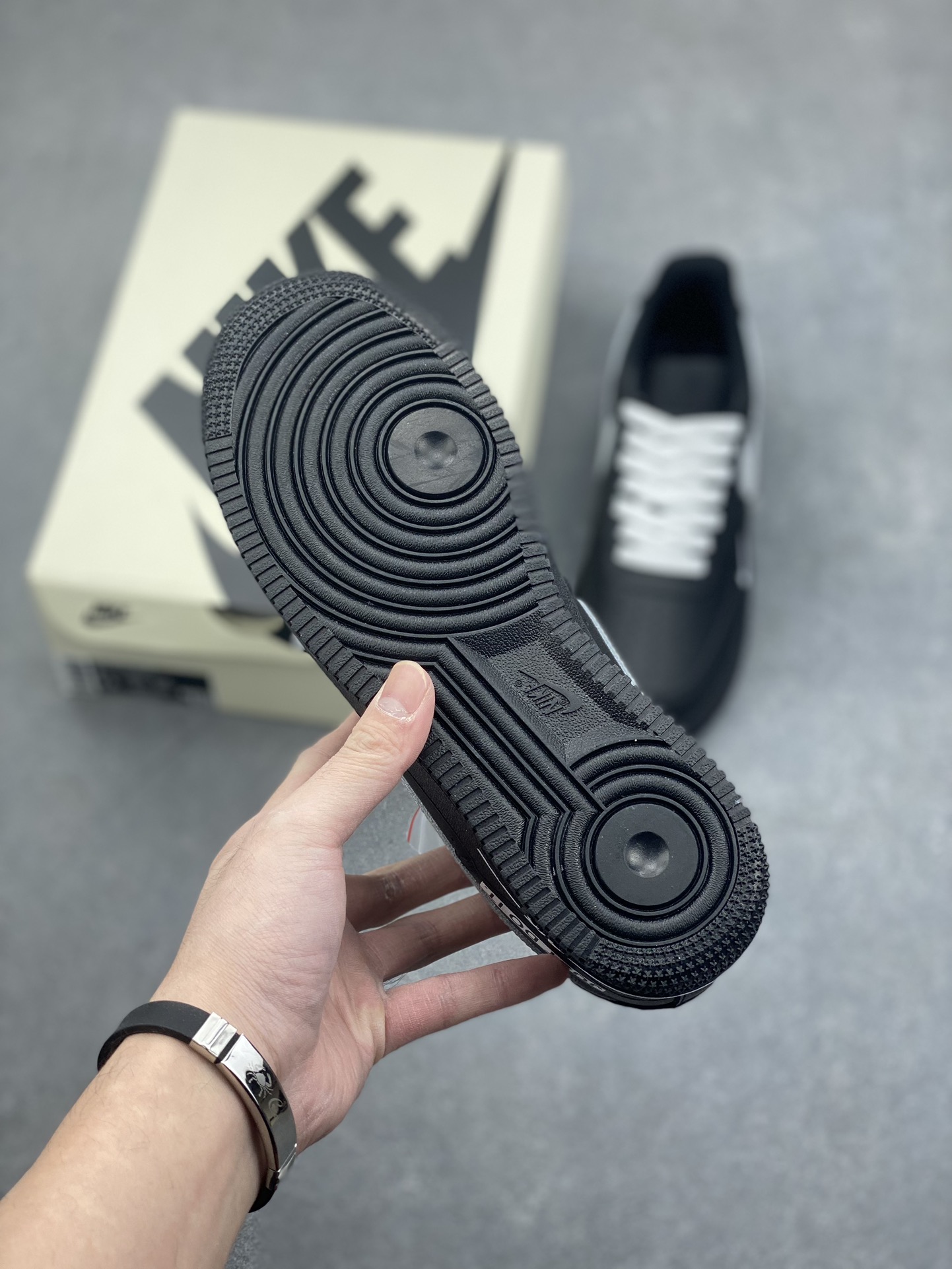 Nike Air Force 1 Black/Silver "Just Do It" Edition - Premium Comfort & Style 7 i1732915501 8819 5