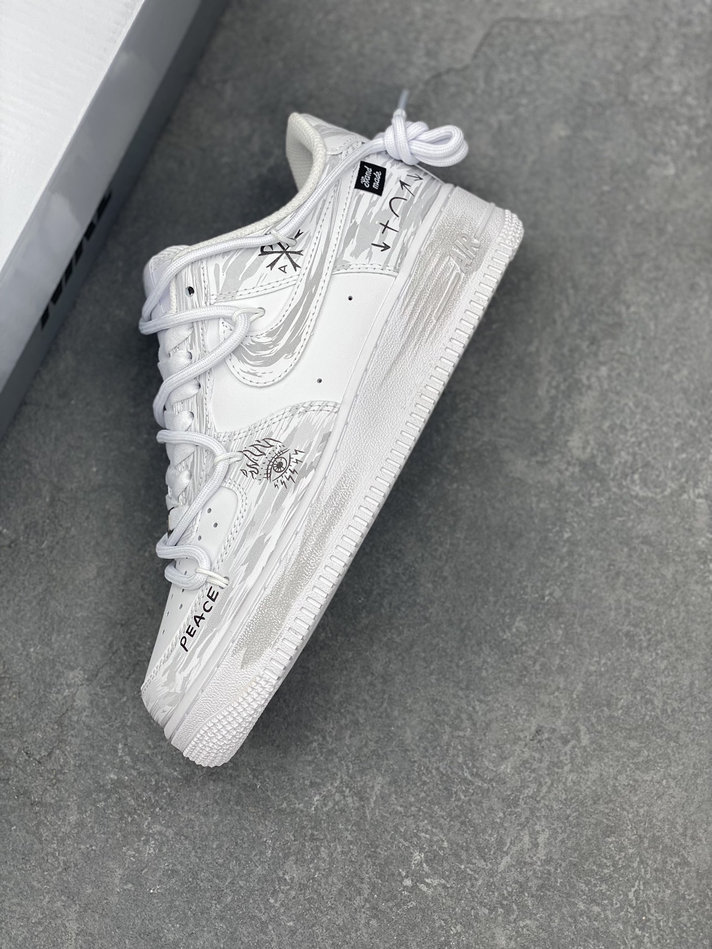 Nike Air Force 1 Low '07 Custom Anime White Casual Sneakers 8 i1732915580 33 5