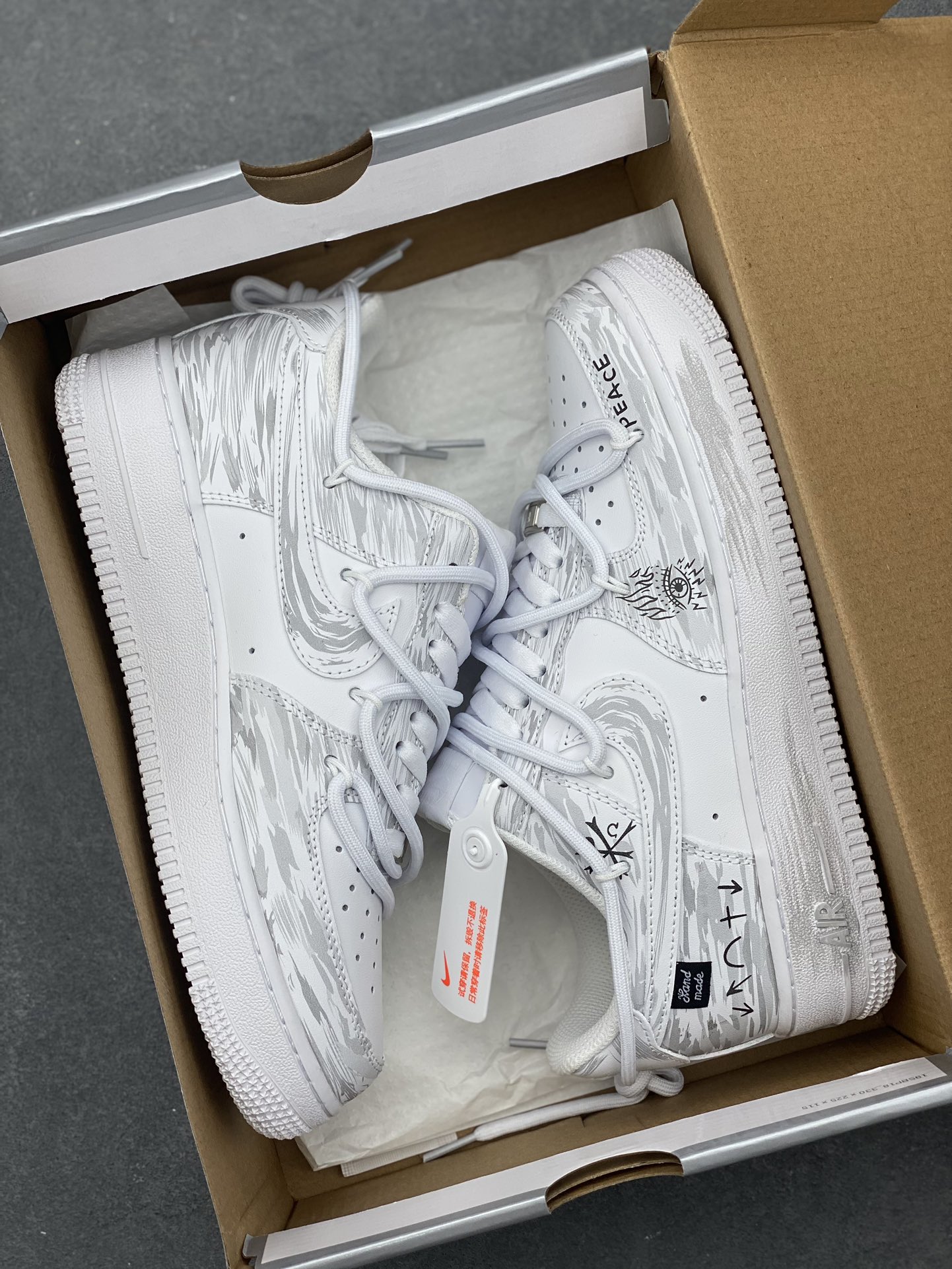 Nike Air Force 1 Low '07 Custom Anime White Casual Sneakers 10 i1732915580 3993 6
