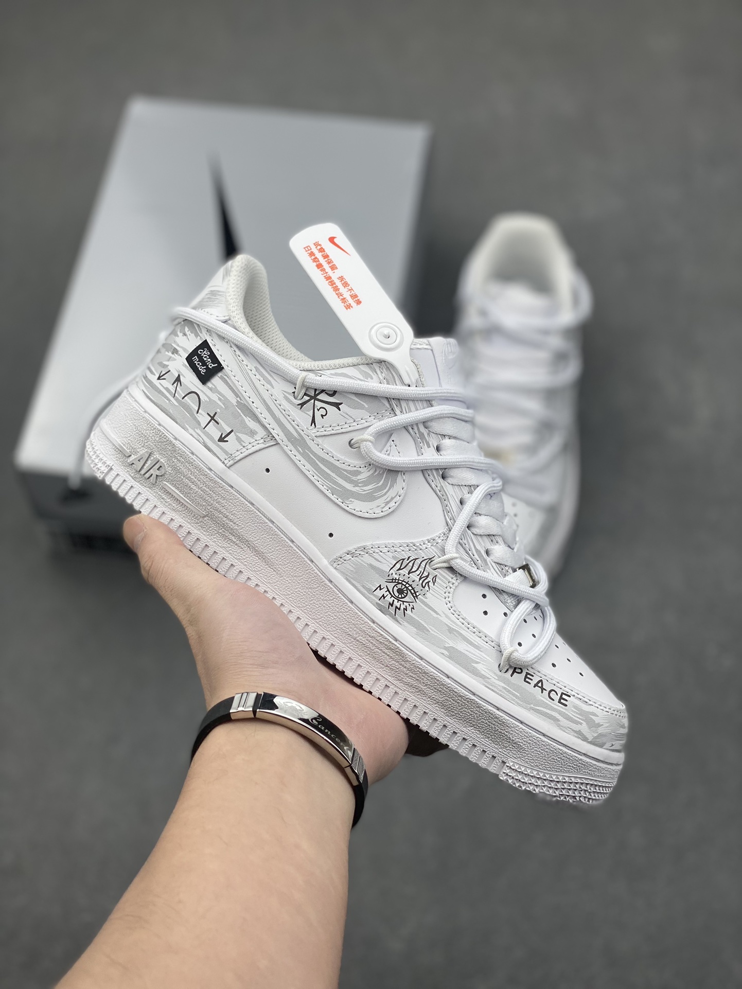Nike Air Force 1 Low '07 Custom Anime White Casual Sneakers 2 i1732915580 5335 7