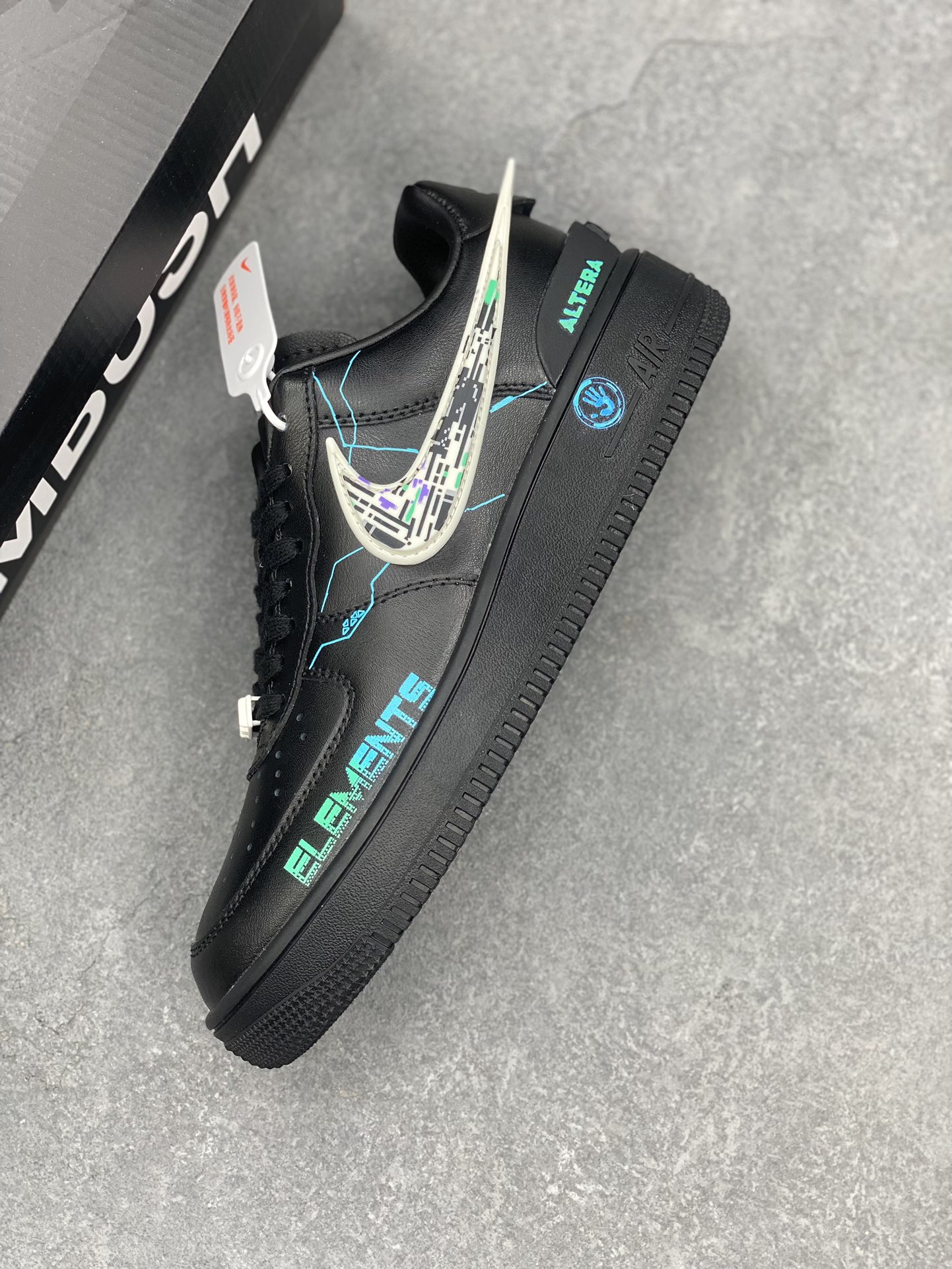 Nike Air Force 1 Low Casual Sneakers - Black, Original Quality, All Sizes 8 i1732993874 1252 0