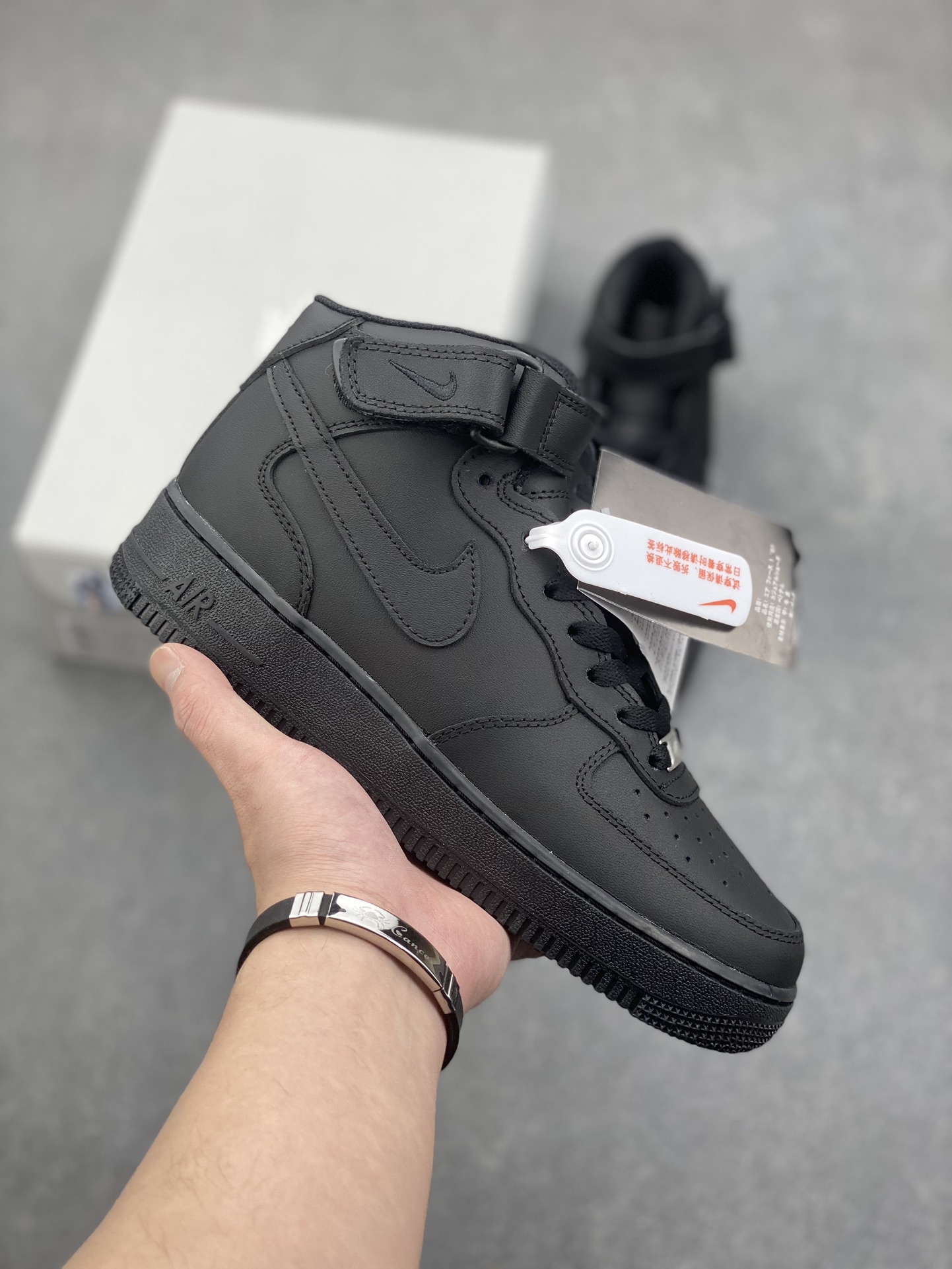 Nike Air Force 1 '07 Mid Black - Original Design, Premium Comfort, All Sizes 2 i1732995001 3634 1