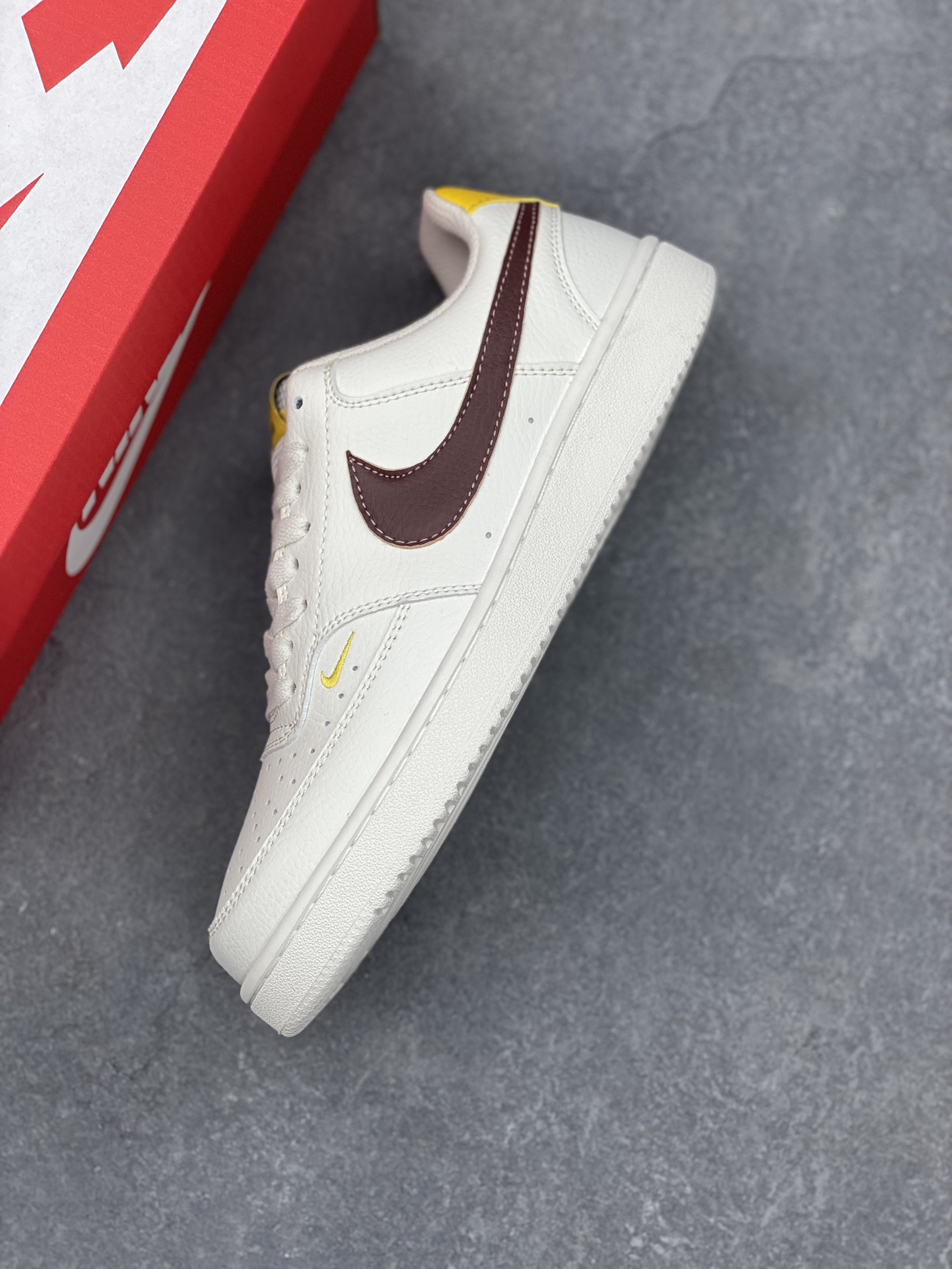 Nike Air Force 1 '07 Low Men's Shoes CD5434-117 Size 36-45 - Cream/Brown 8 i1732995120 2339 5