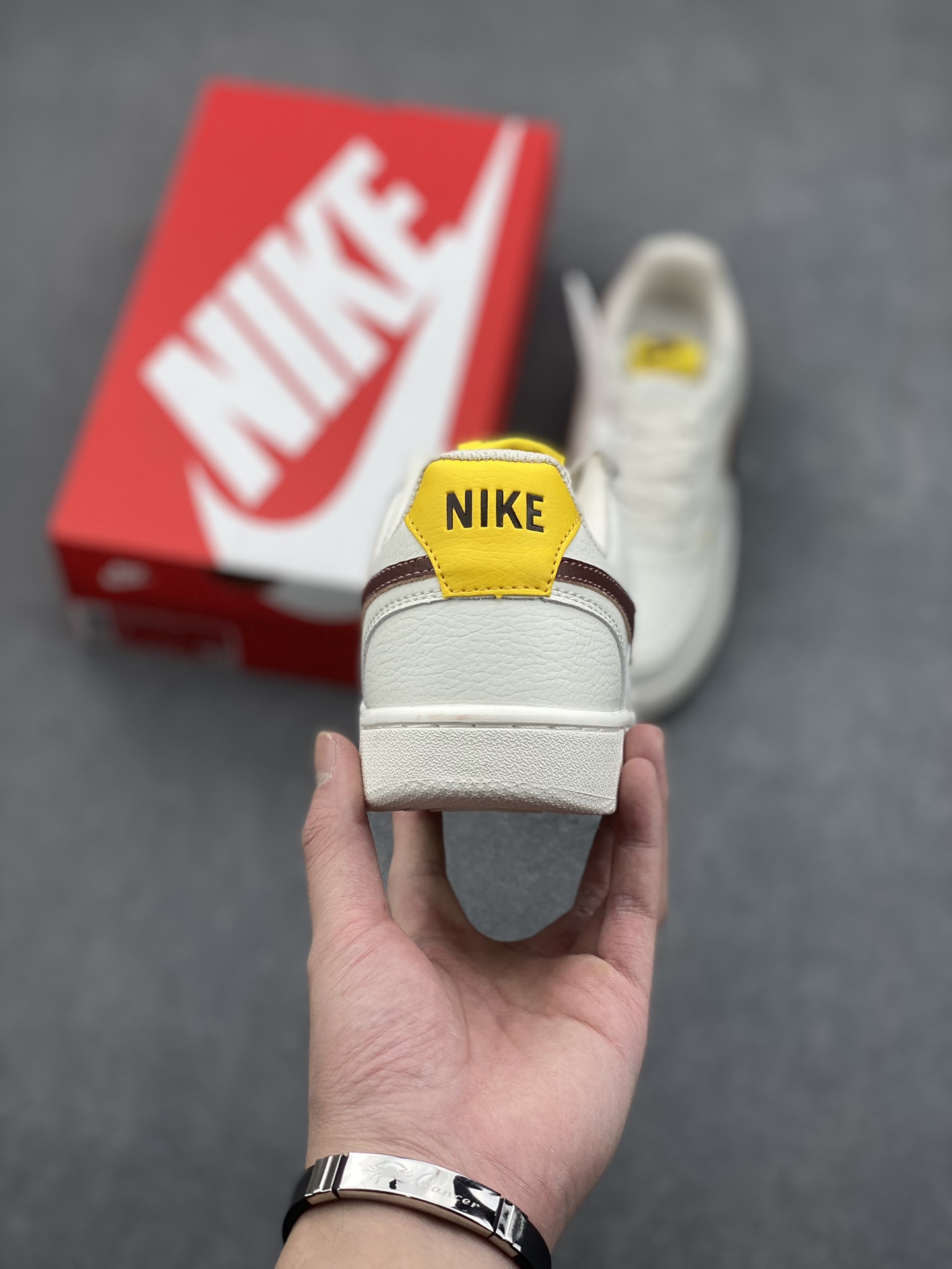 Nike Air Force 1 '07 Low Men's Shoes CD5434-117 Size 36-45 - Cream/Brown 5 i1732995120 729 6