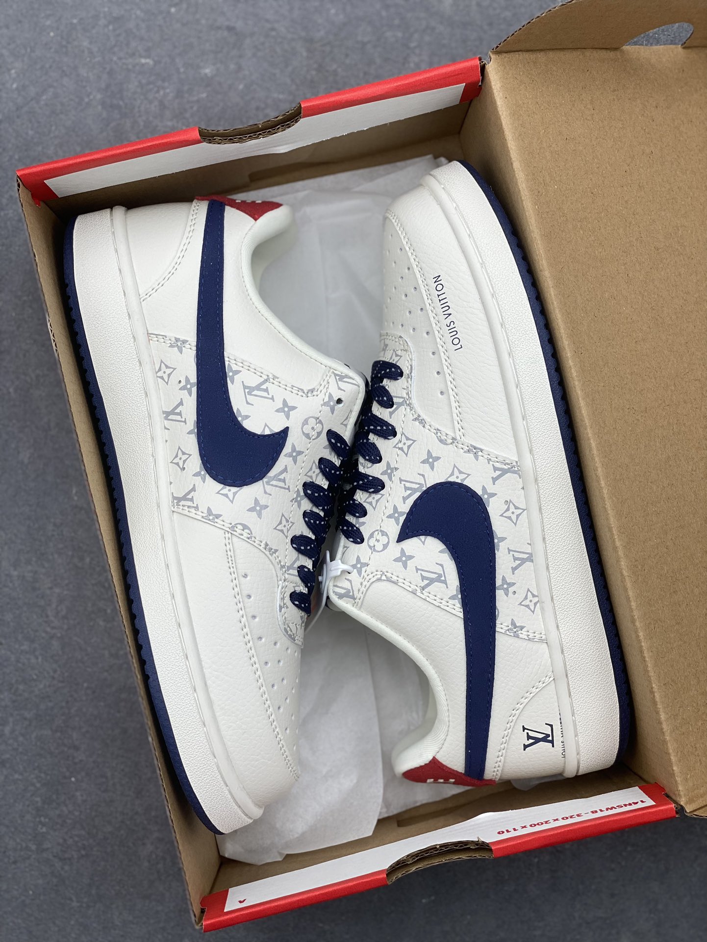 Nike Air Force 1 '07 Low Louis Vuitton Custom Sneakers - Size 36-45 10 i1732995331 2056 6