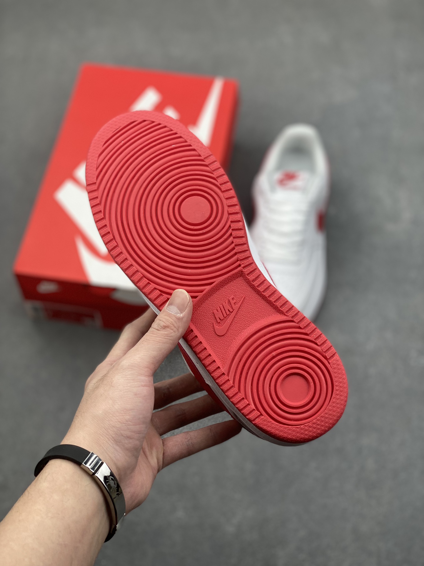 Nike Court Vision Low White/Red Classic Sneakers Comfortable Fashion CD5463-102 7 i1732995425 8571 3