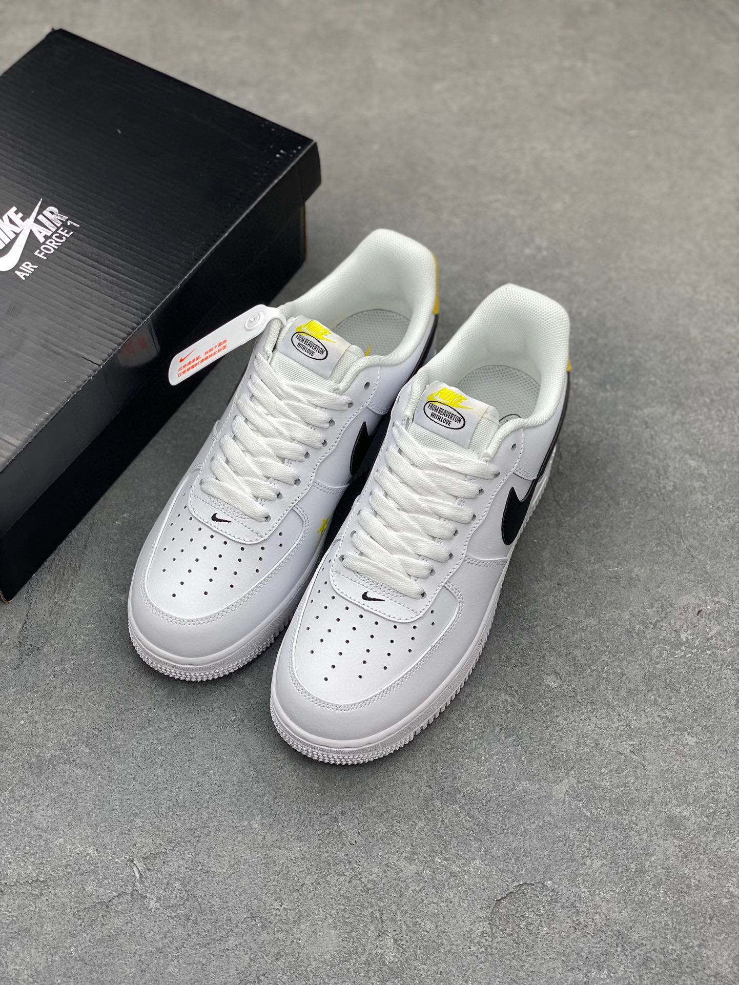 Nike Air Force 1 Low White/Red Casual Shoes - Official Version 9 i1732997928 2165 8