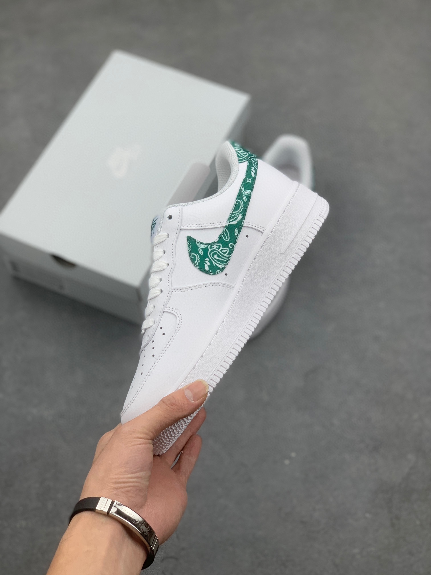 Nike Air Force 1 Low White Paisley Green (DH4406-102) - All Sizes Available 4 i1732998362 998 0