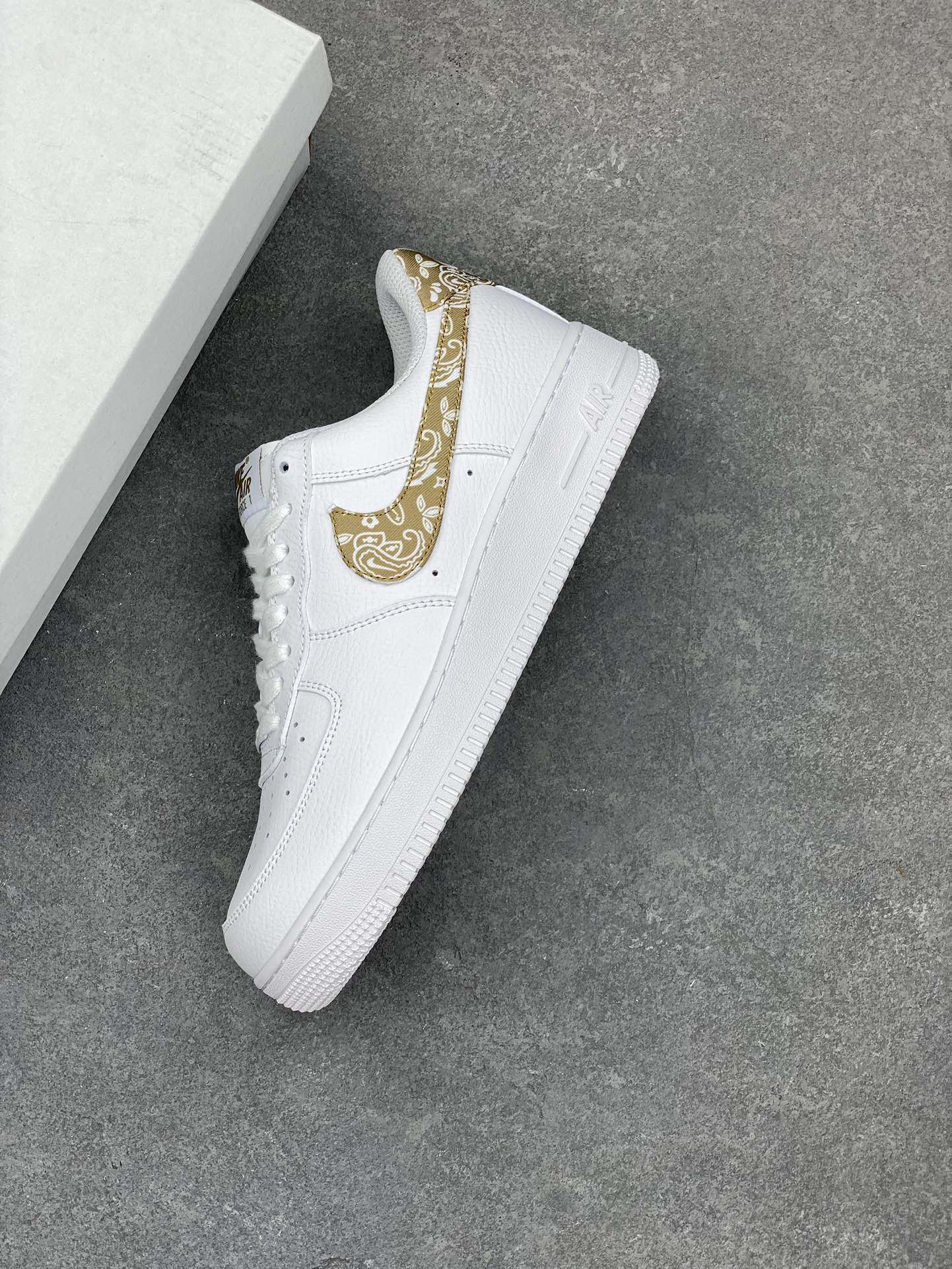 Nike Air Force 1 Low White Paisley (DJ9942-101) Premium Comfort Sneakers 8 i1732998439 4119 4