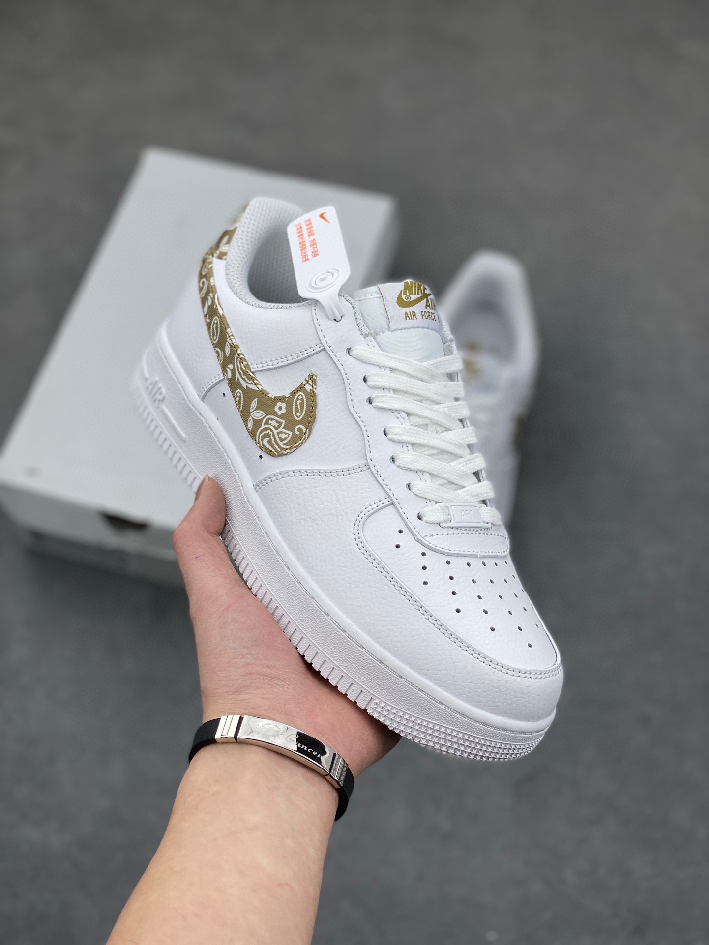 Nike Air Force 1 Low White Paisley (DJ9942-101) Premium Comfort Sneakers 2 i1732998439 5651 6