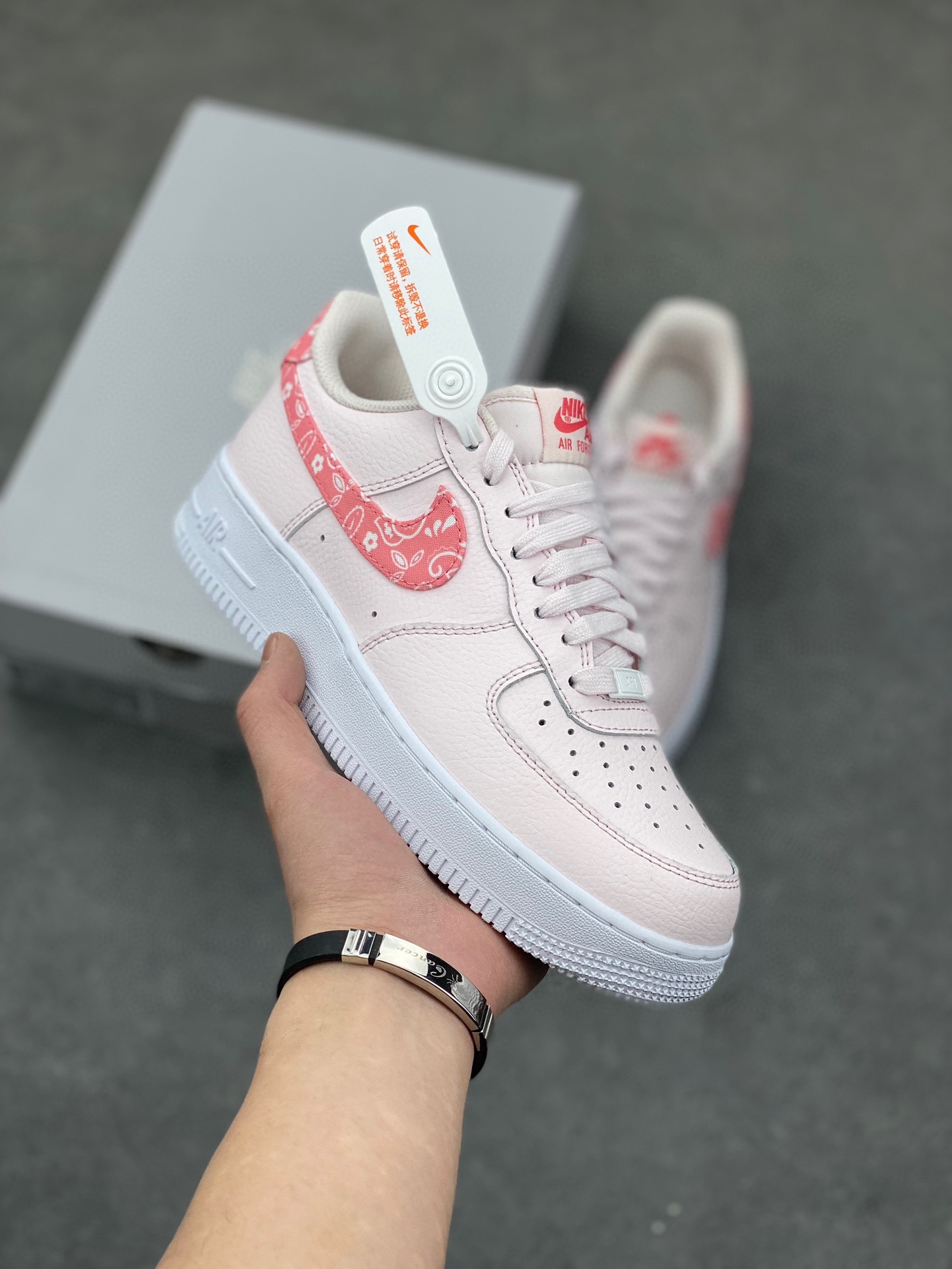 Nike Air Force 1 Low FD1448-664 Pink Paisley Women's Shoes, Size 36-45 2 i1732998745 2642 8