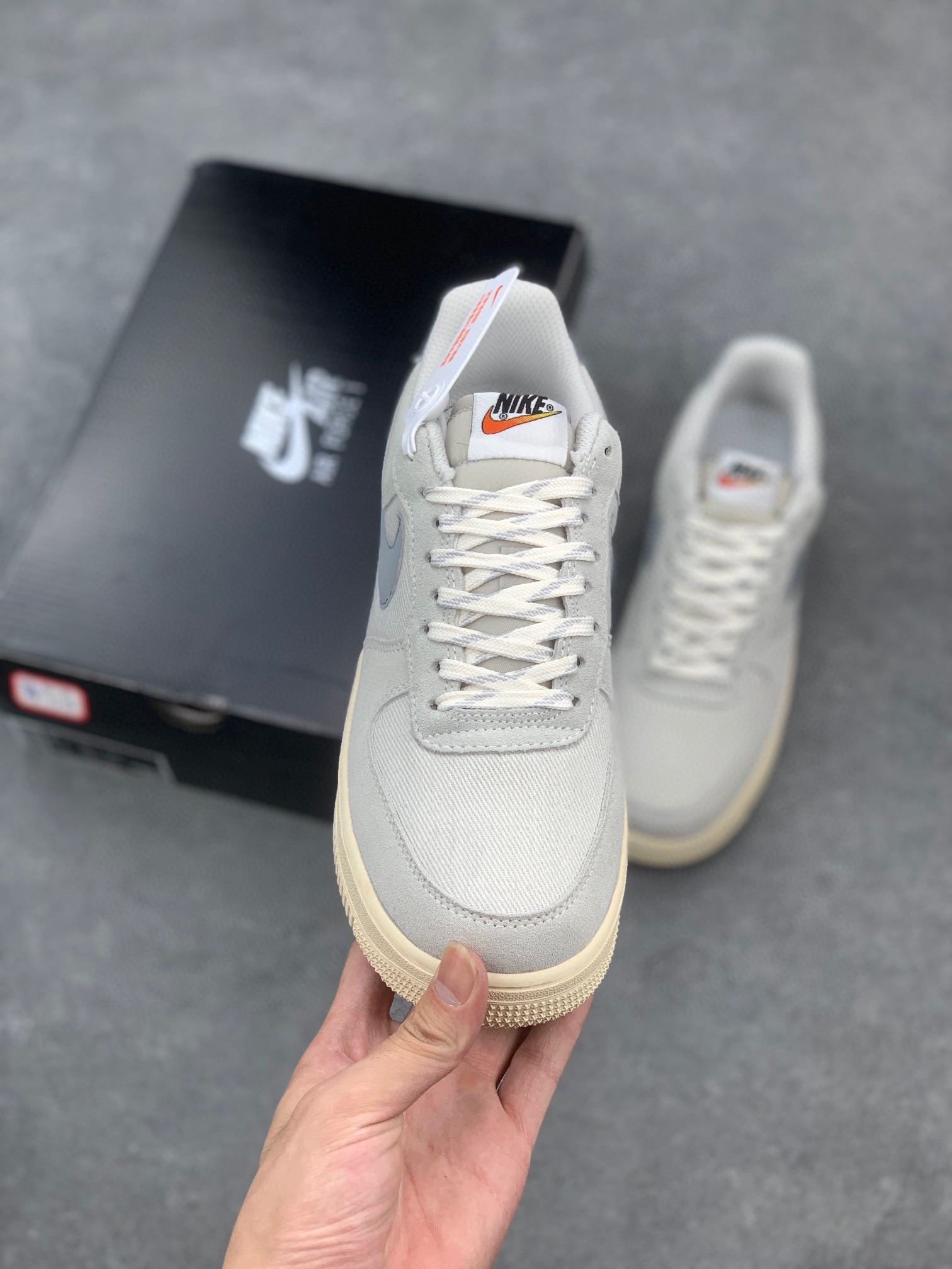 Nike Air Force 1 Low Grey Shoes,Air Cushion, Mens, Women, Unisex Size 3 i1732998916 1500 5
