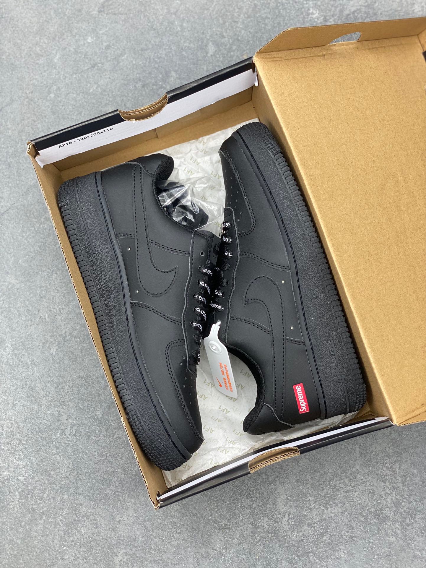 Nike Air Force 1 Low Black Supreme CU9225-001 Sneakers 10 i1732999794 244 0