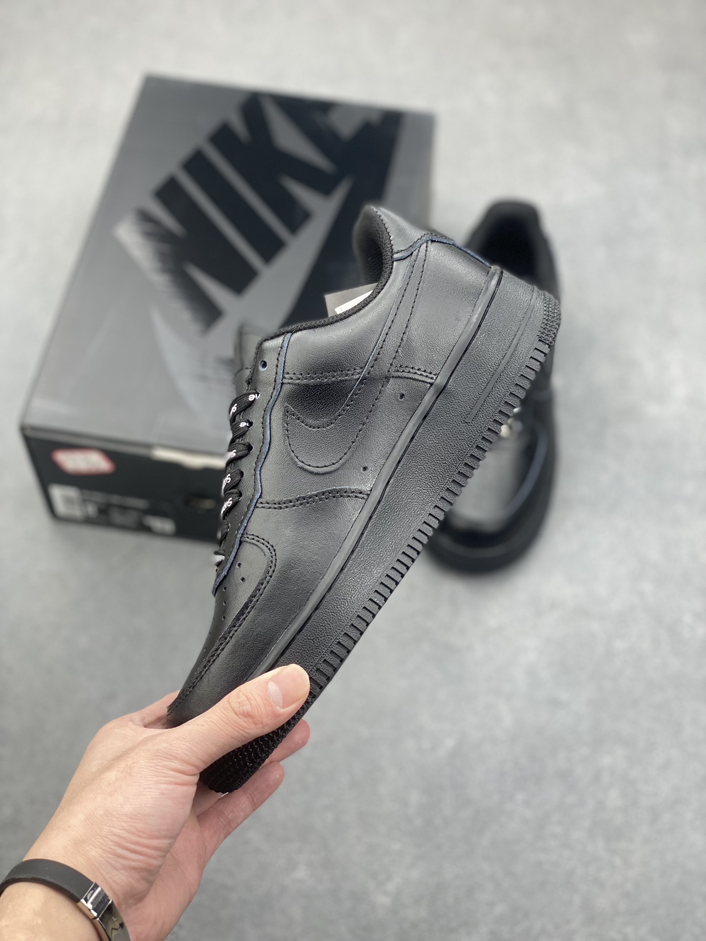 Nike Air Force 1 '07 Low Black Supreme Men's Sneakers, Size 36-45 4 i1733071679 3895 3