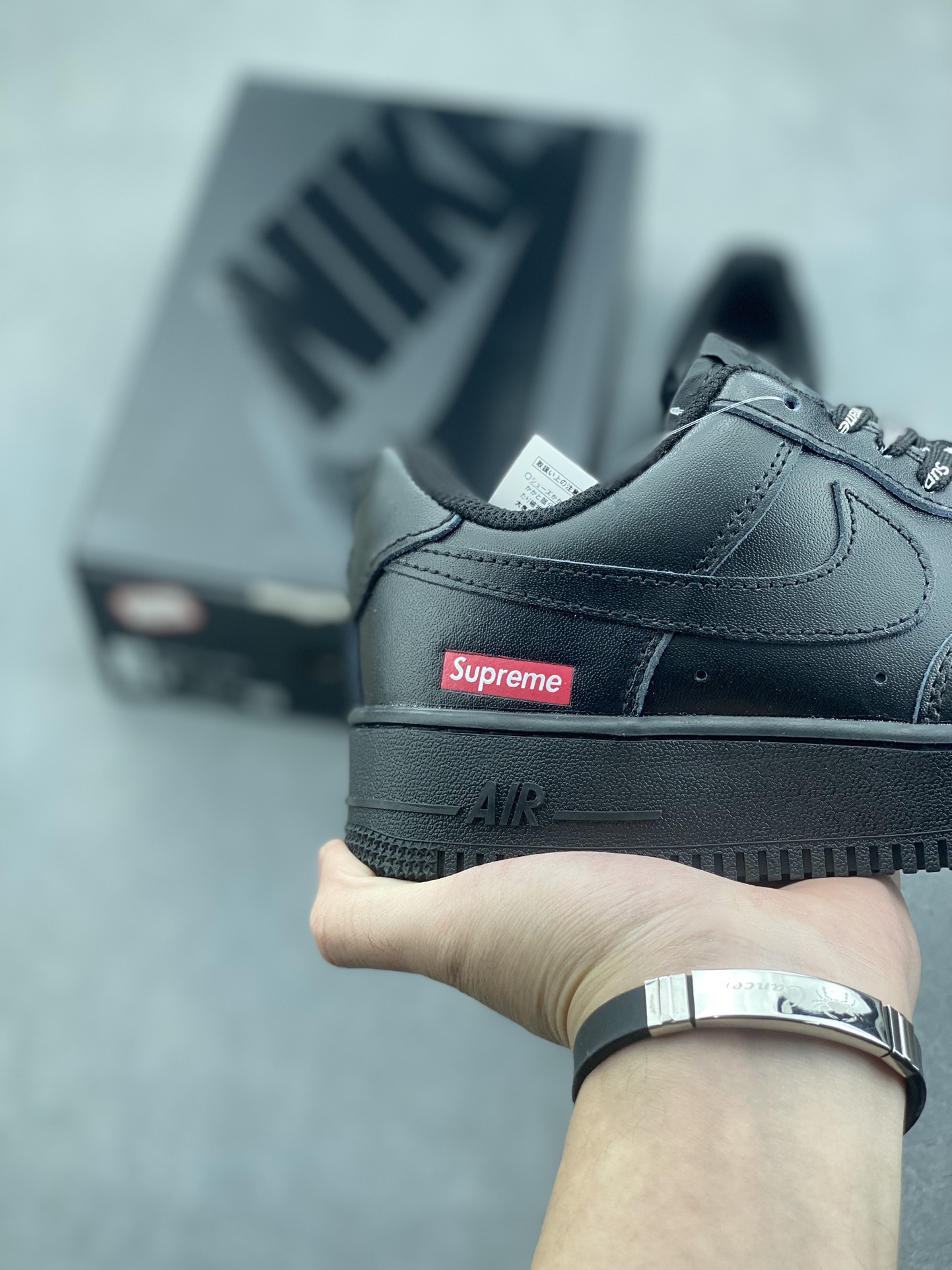 Nike Air Force 1 '07 Low Black Supreme Men's Sneakers, Size 36-45 6 i1733071679 6488 7