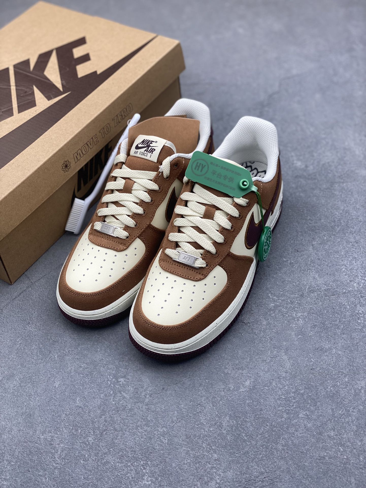 Nike Air Force 1 '07 Low Brown Basalt and Summit White Men's Shoes 9 i1733157526 2907 0