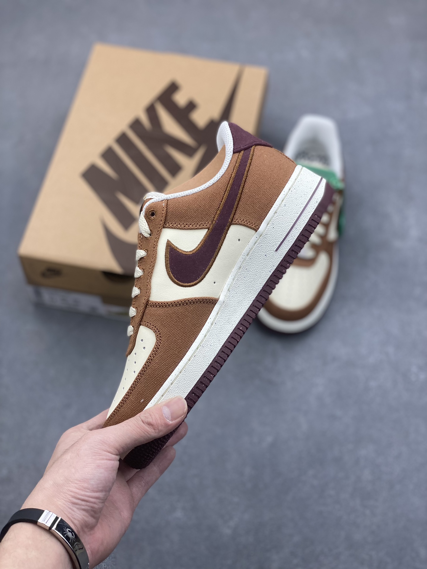 Nike Air Force 1 '07 Low Brown Basalt and Summit White Men's Shoes 4 i1733157526 7668 4