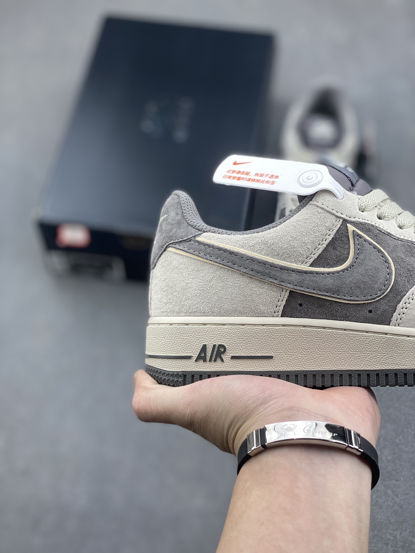 Nike Air Force 1 Low '07 Suede Sneakers Light Bone/Grey XT7138-102 6 i1733157607 2908 2